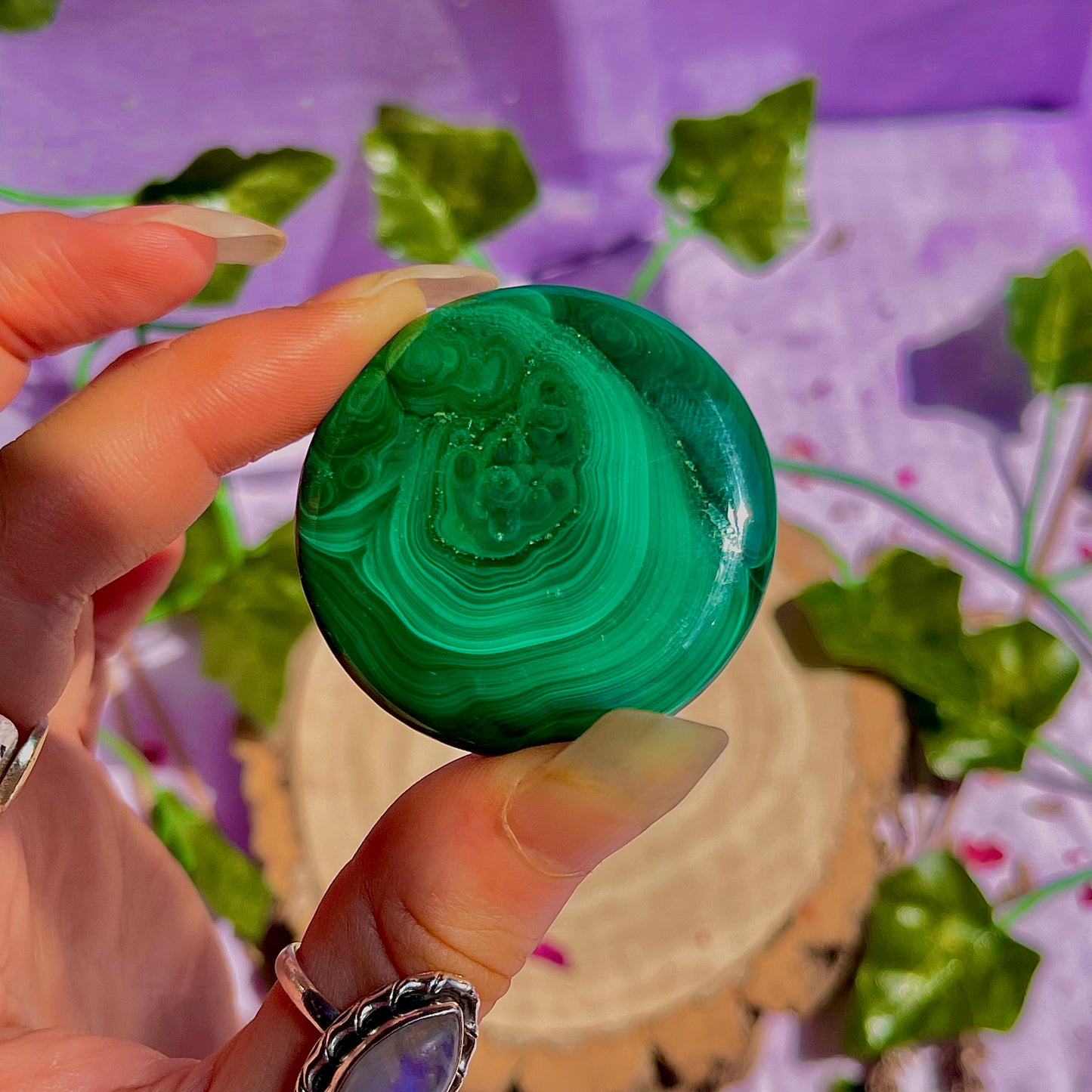 malachite disc A