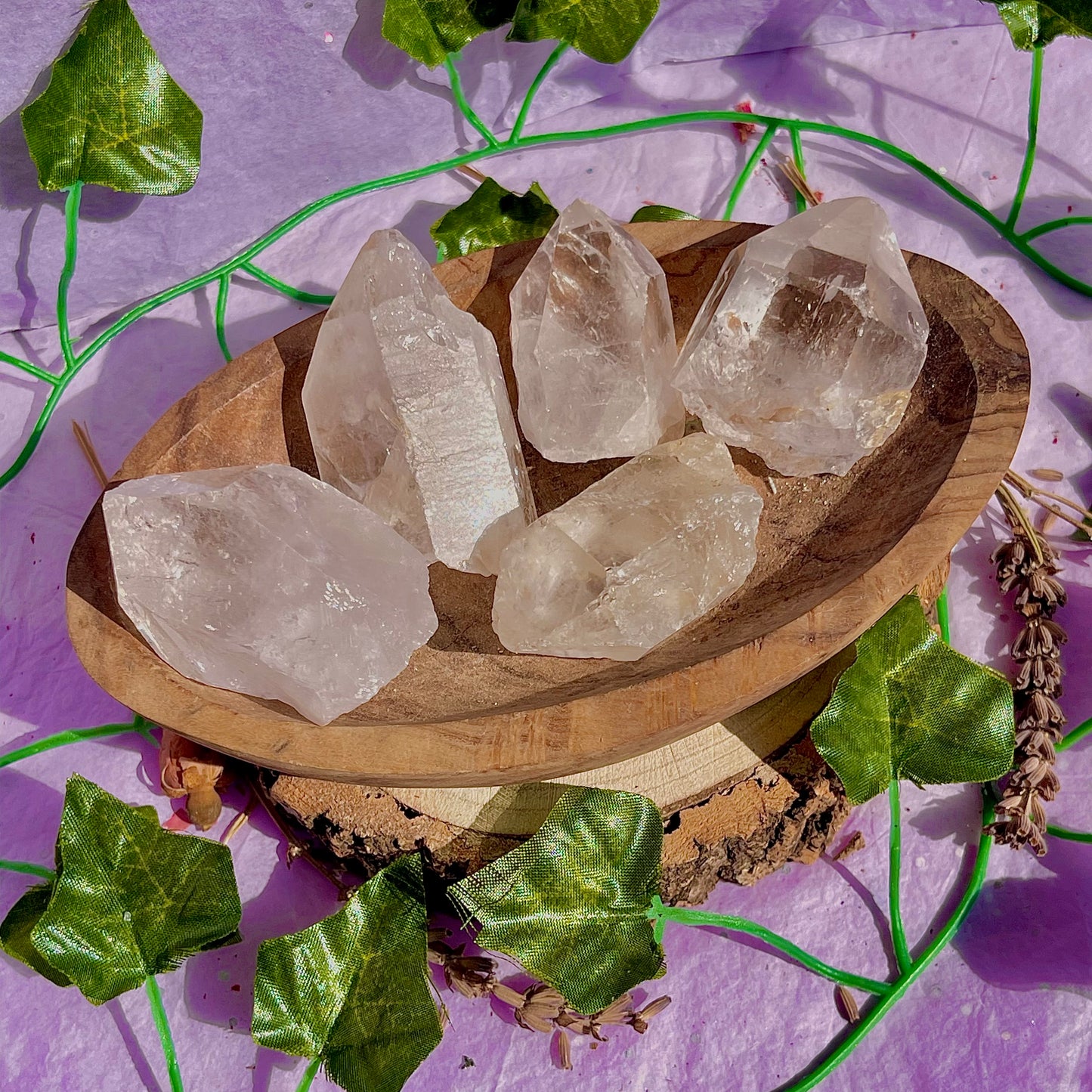 raw/rough clear quartz