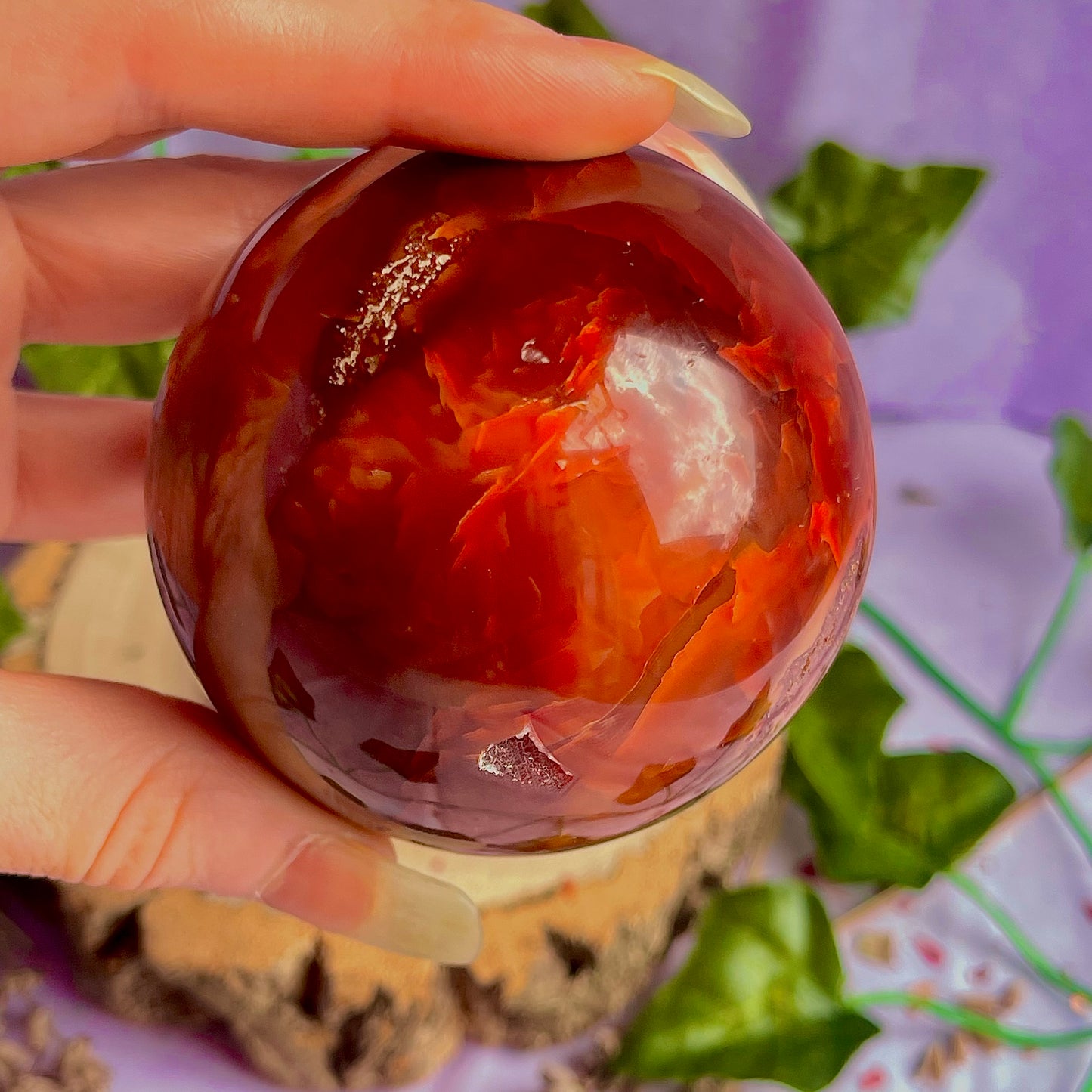 carnelian sphere A
