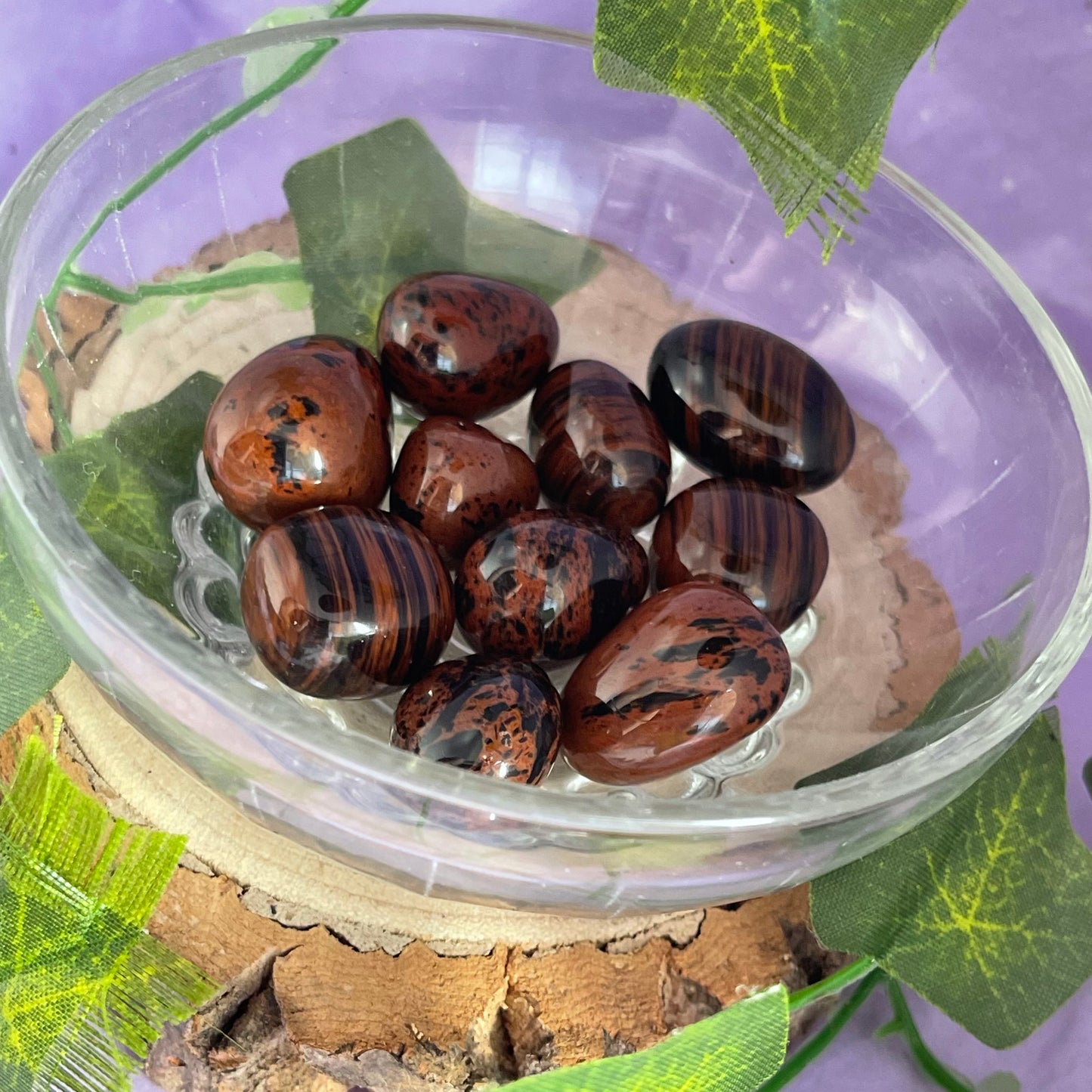 mahogany obsidian tumbles