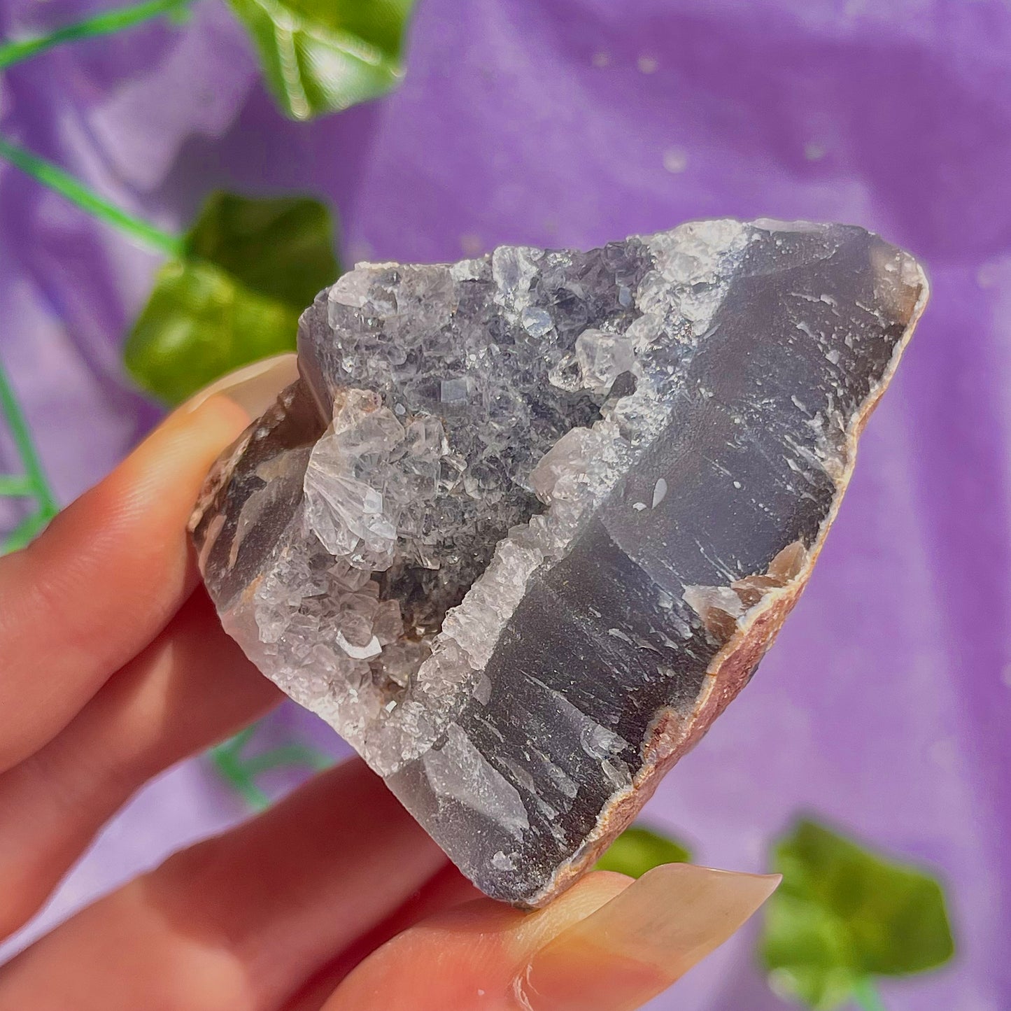 druzy agate geodes B1-5