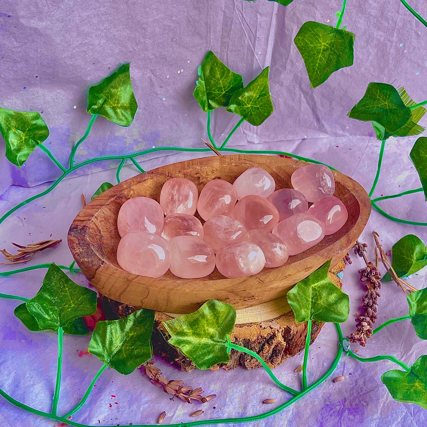 rose quartz tumble