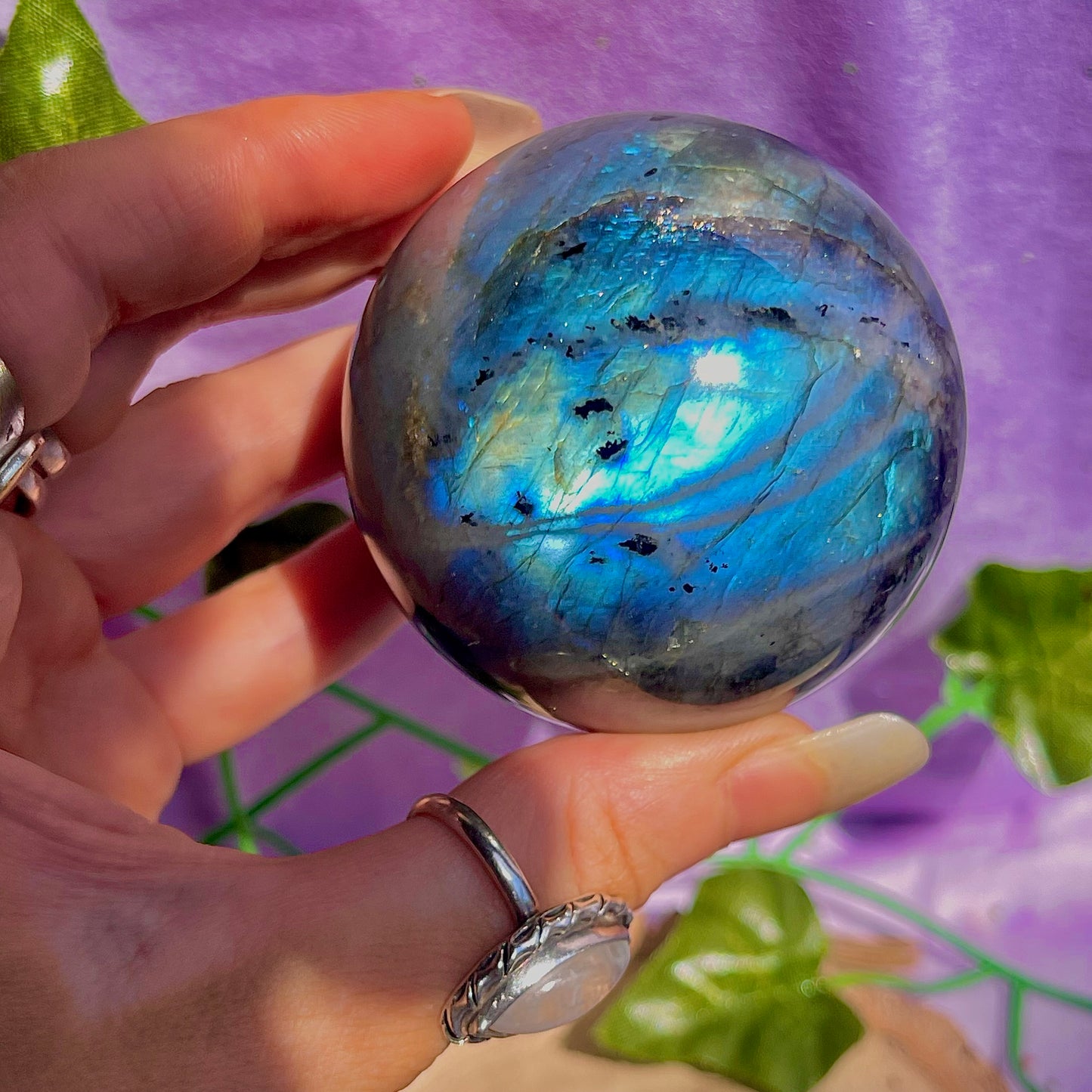labradorite sphere