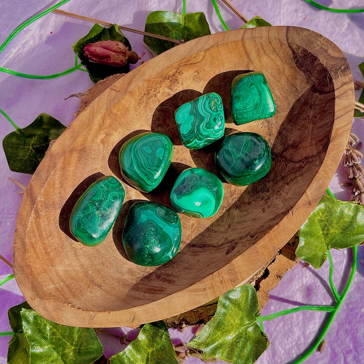 malachite tumbles
