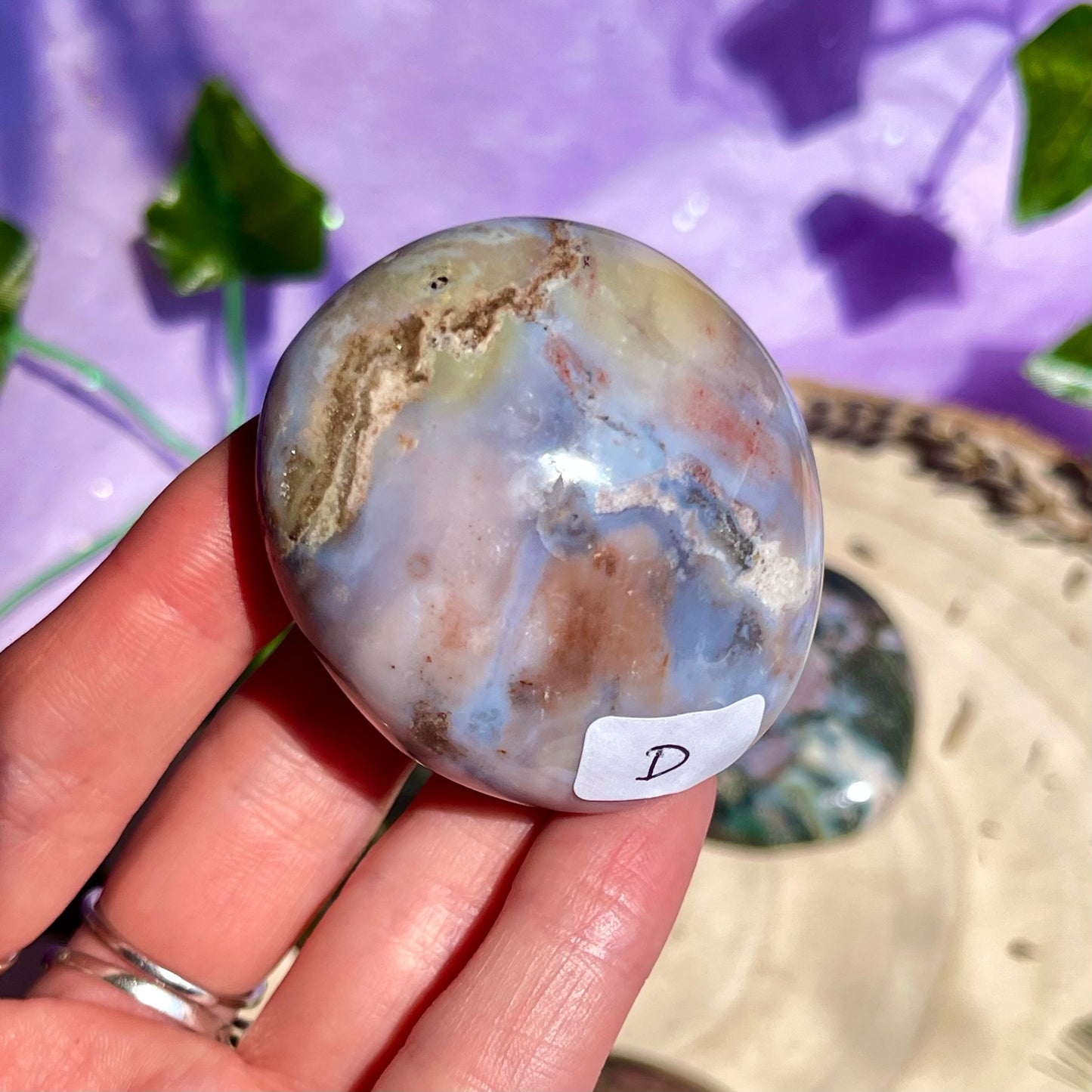 sea jasper palm stone - choose your own