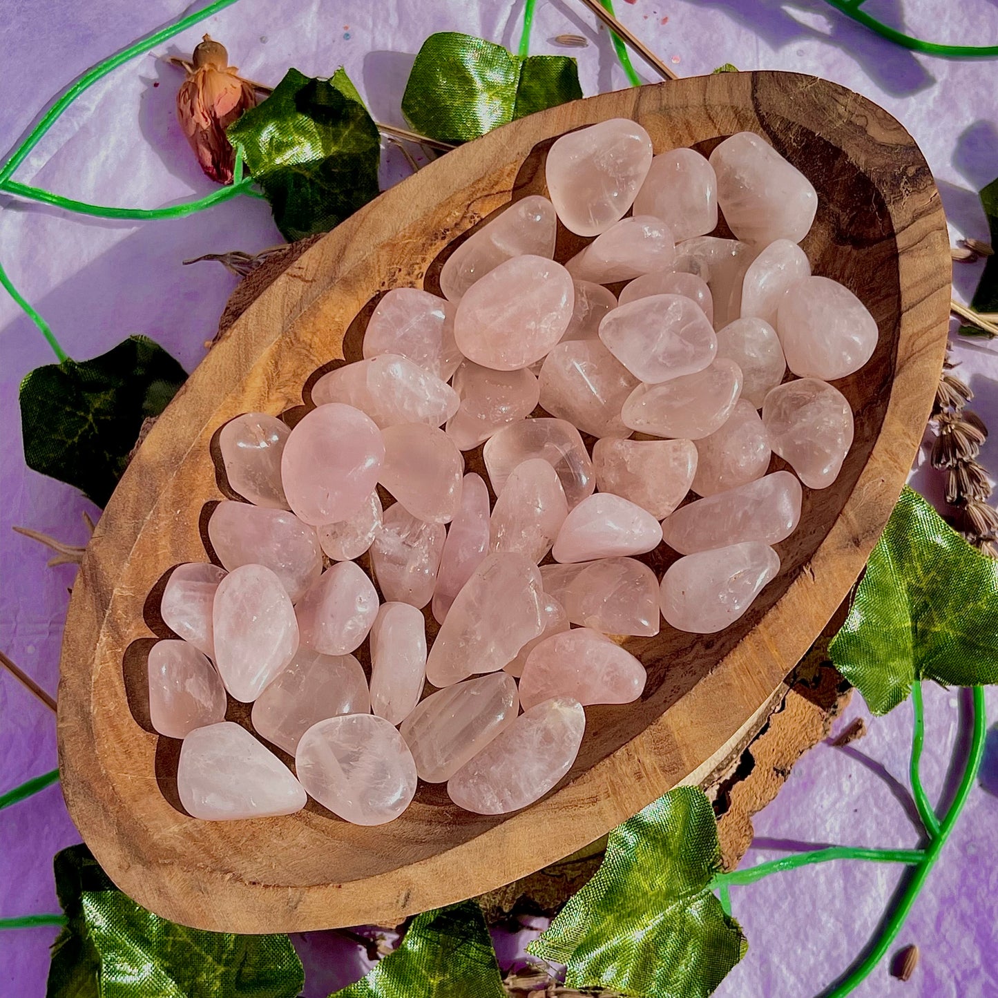 rose quartz tumble