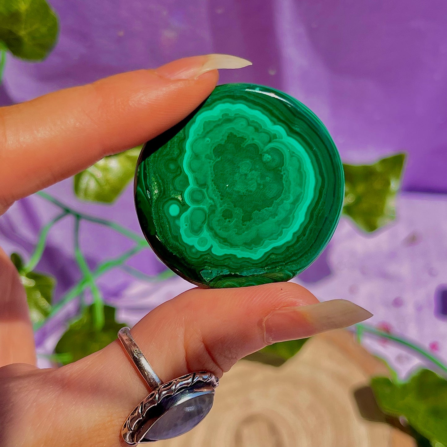 malachite disc B