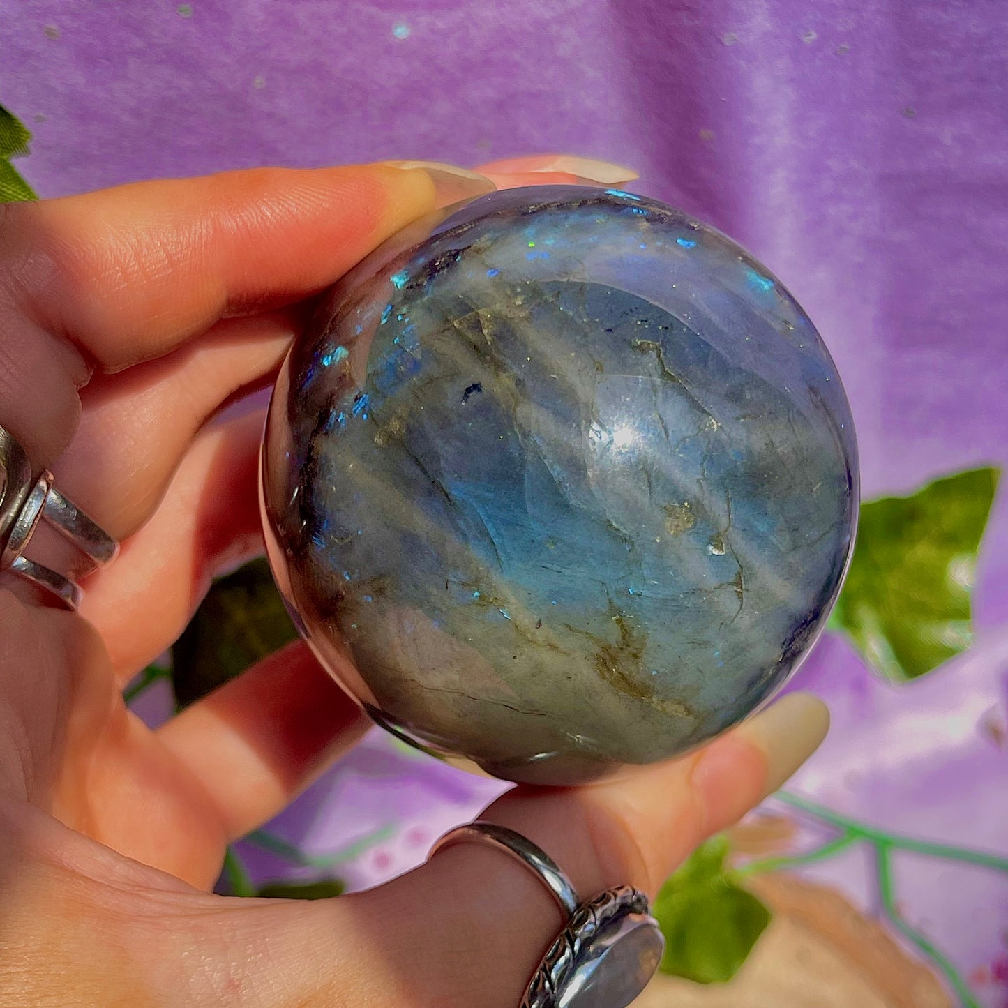 labradorite sphere