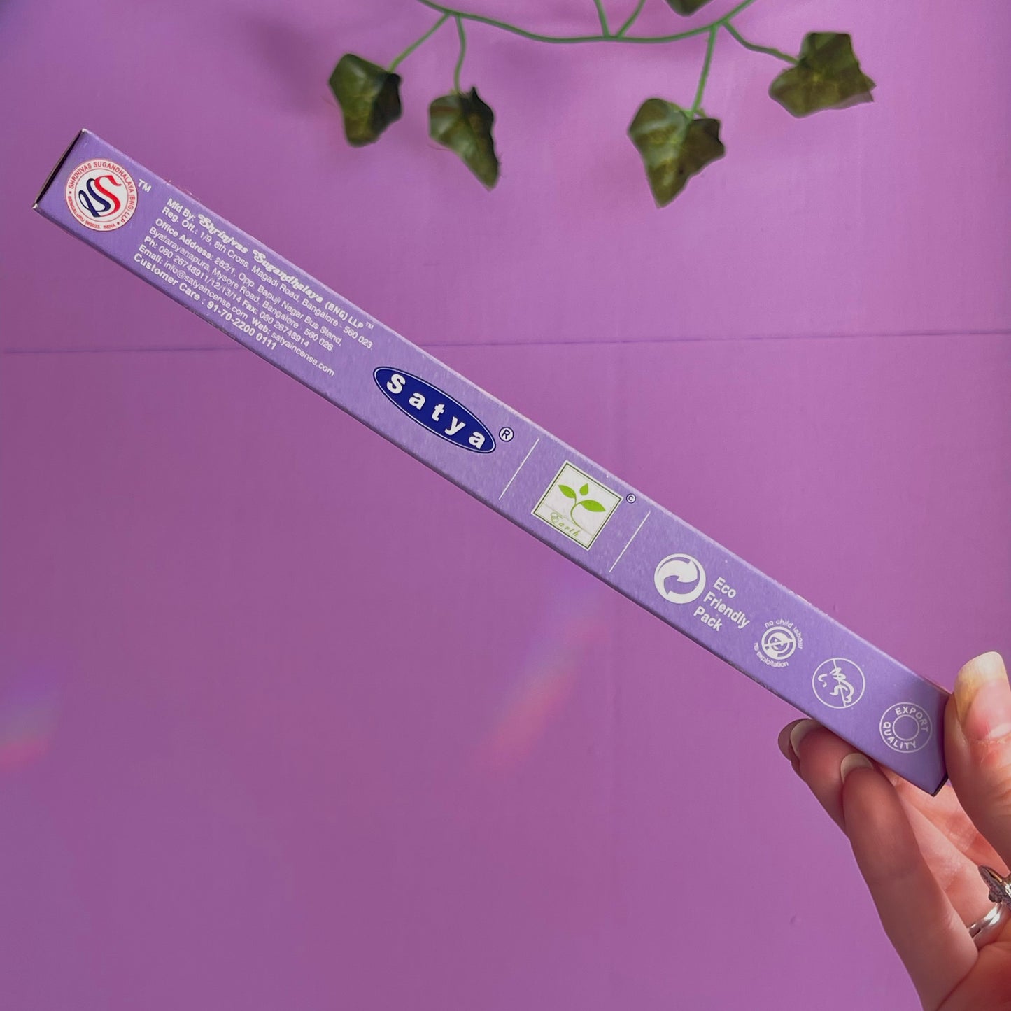 satya lavender incense