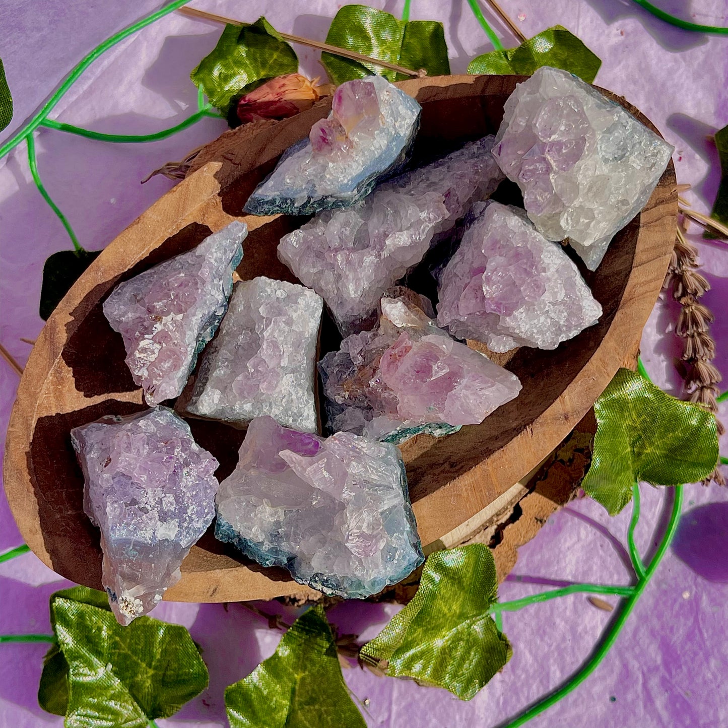 raw/rough amethyst clusters mini (xxs, xs, s)