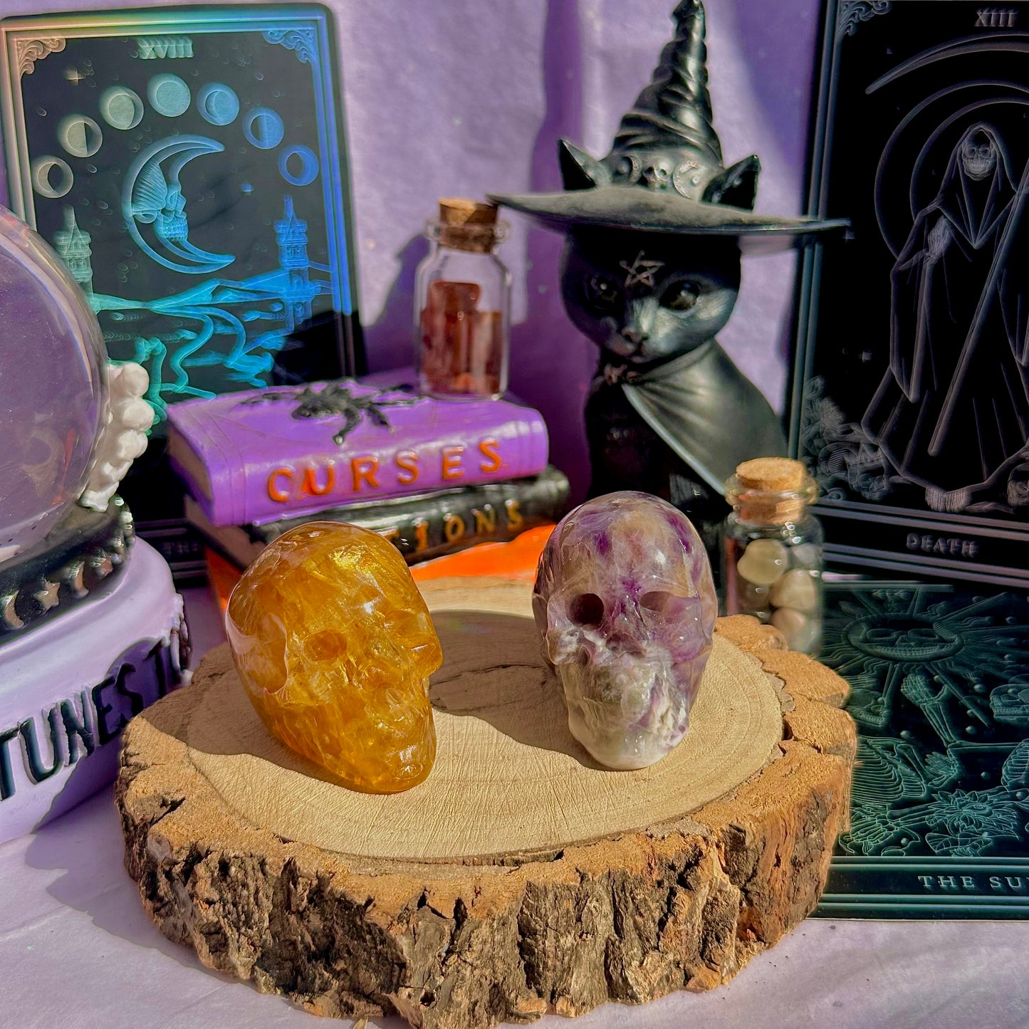 skull carving incense holders ~ choose your own