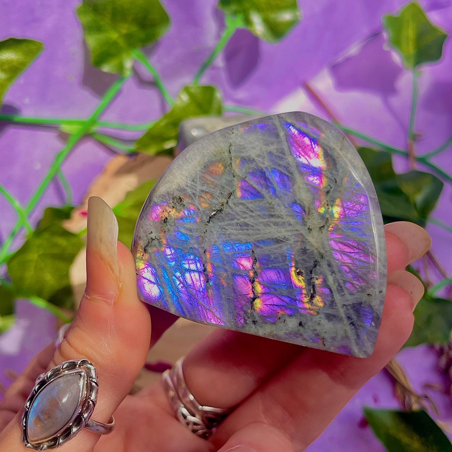 labradorite freeform xs ~ intuitively chosen
