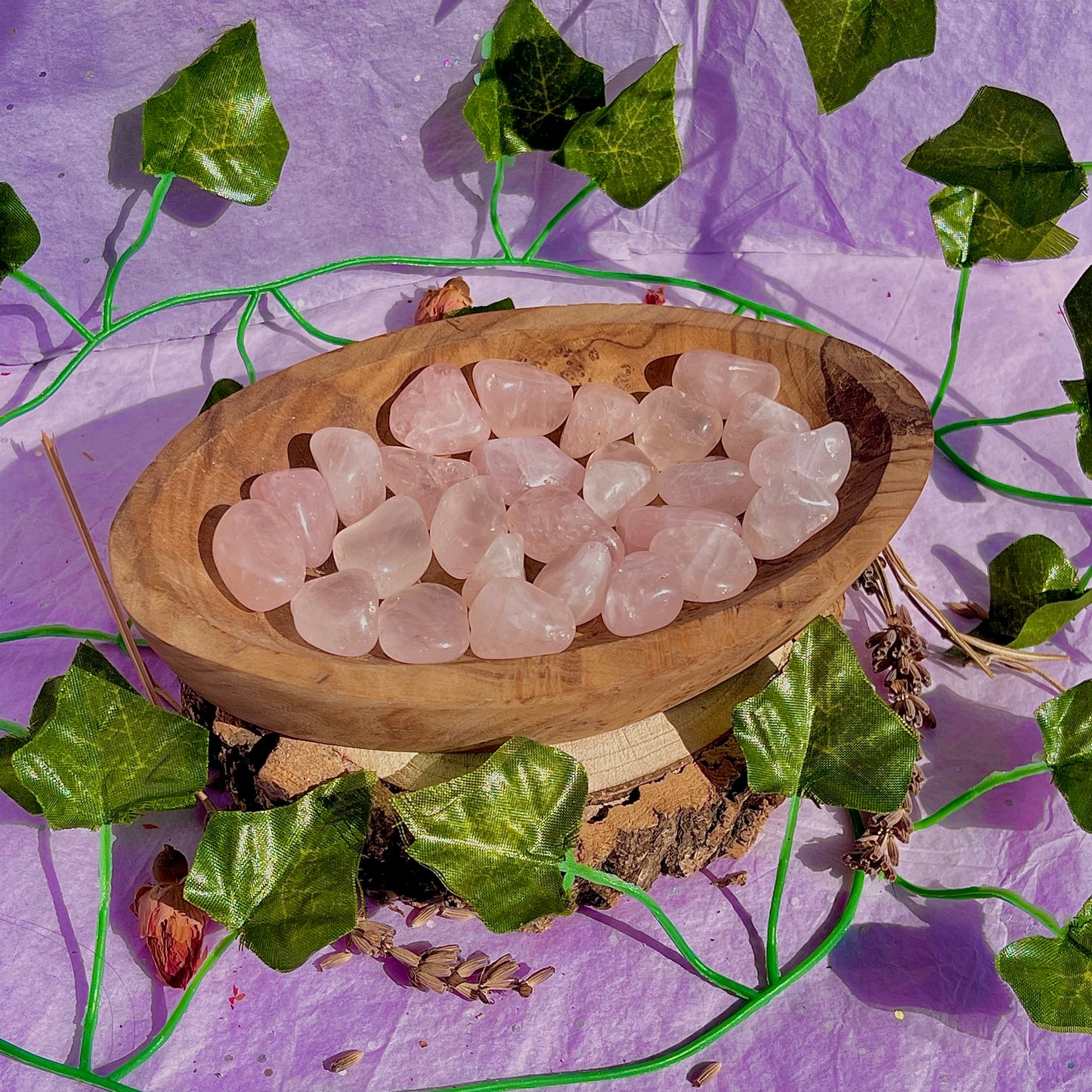 rose quartz tumble