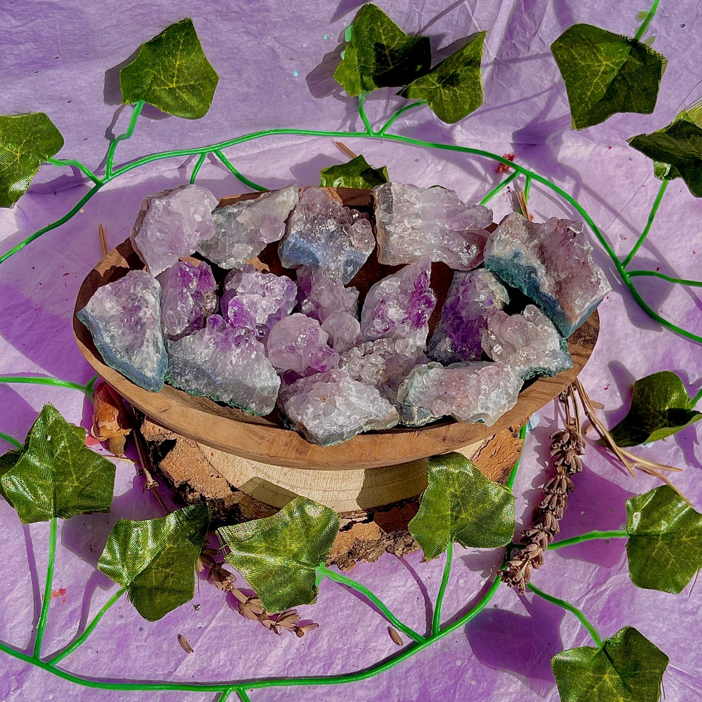 raw/rough amethyst clusters mini (xxs, xs, s)