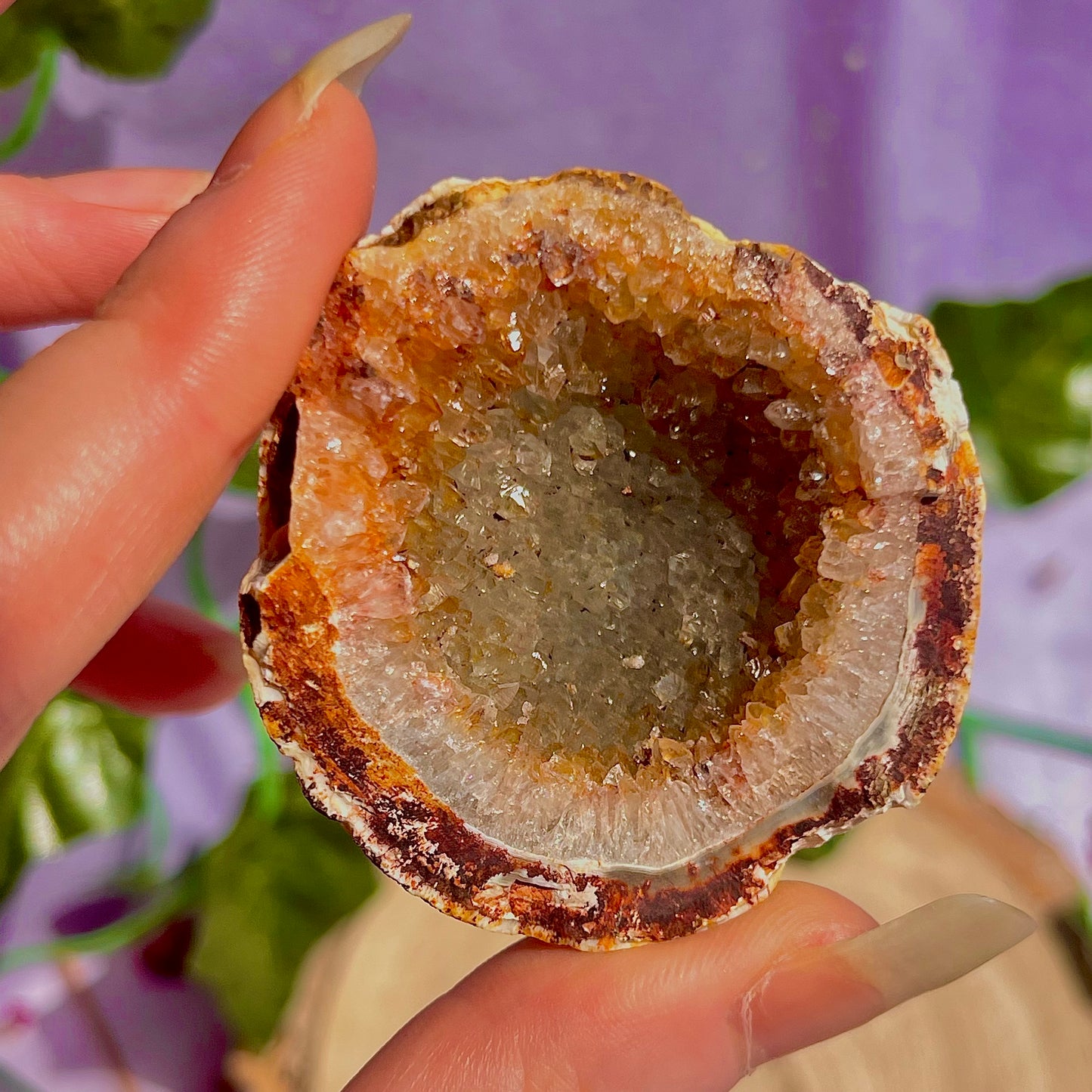 druzy agate geodes A1-5