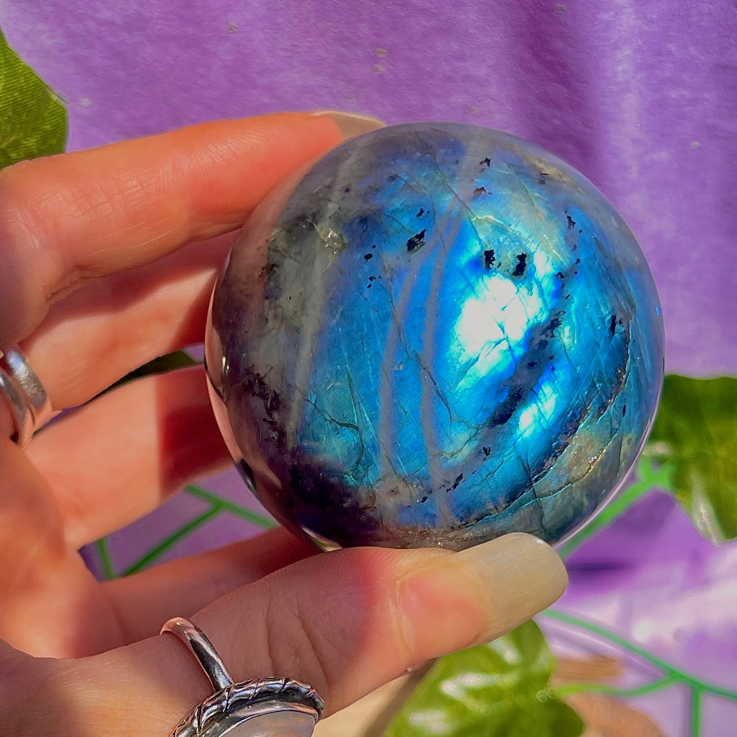 labradorite sphere