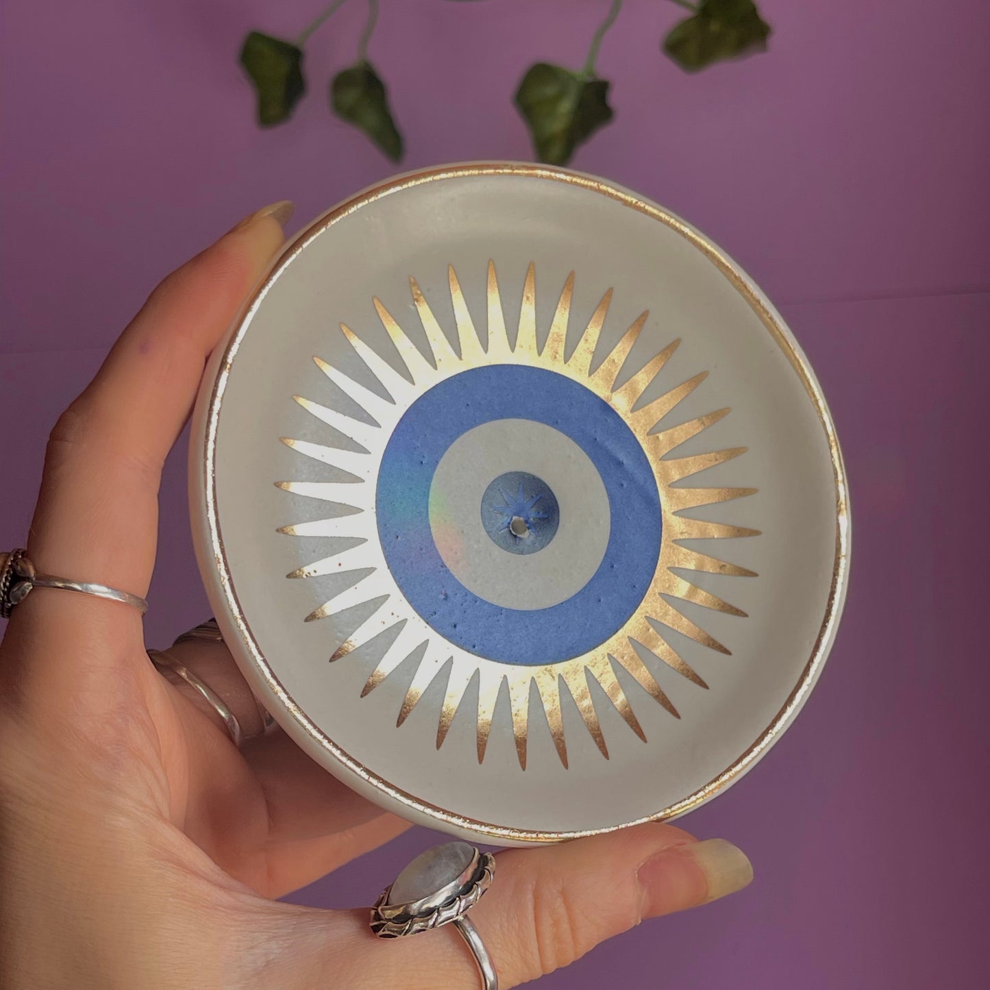 all seeing eye incense holder