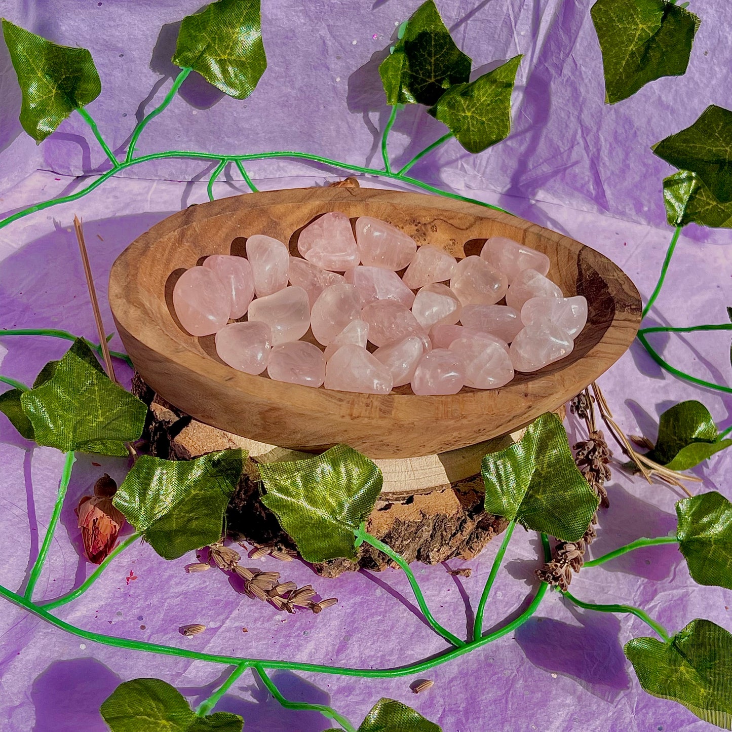 rose quartz tumble