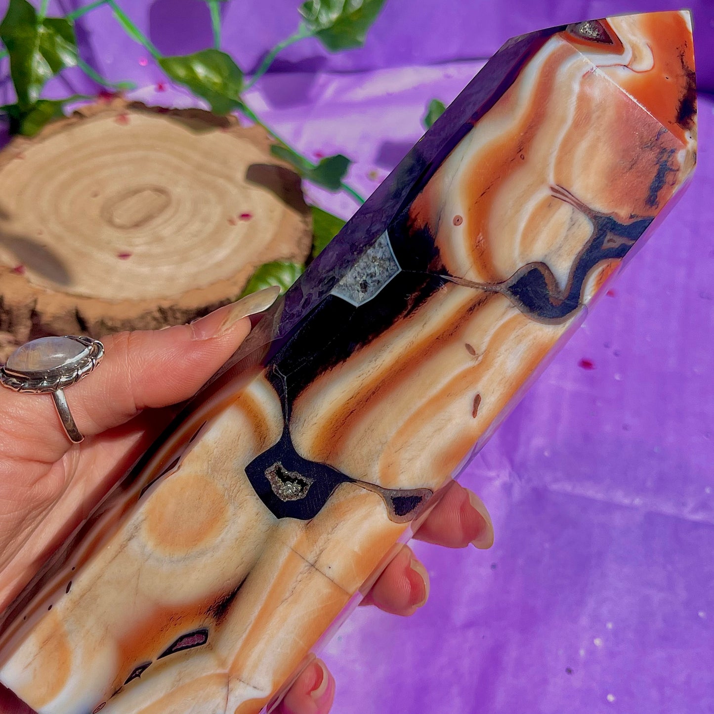 sardonyx agate tower