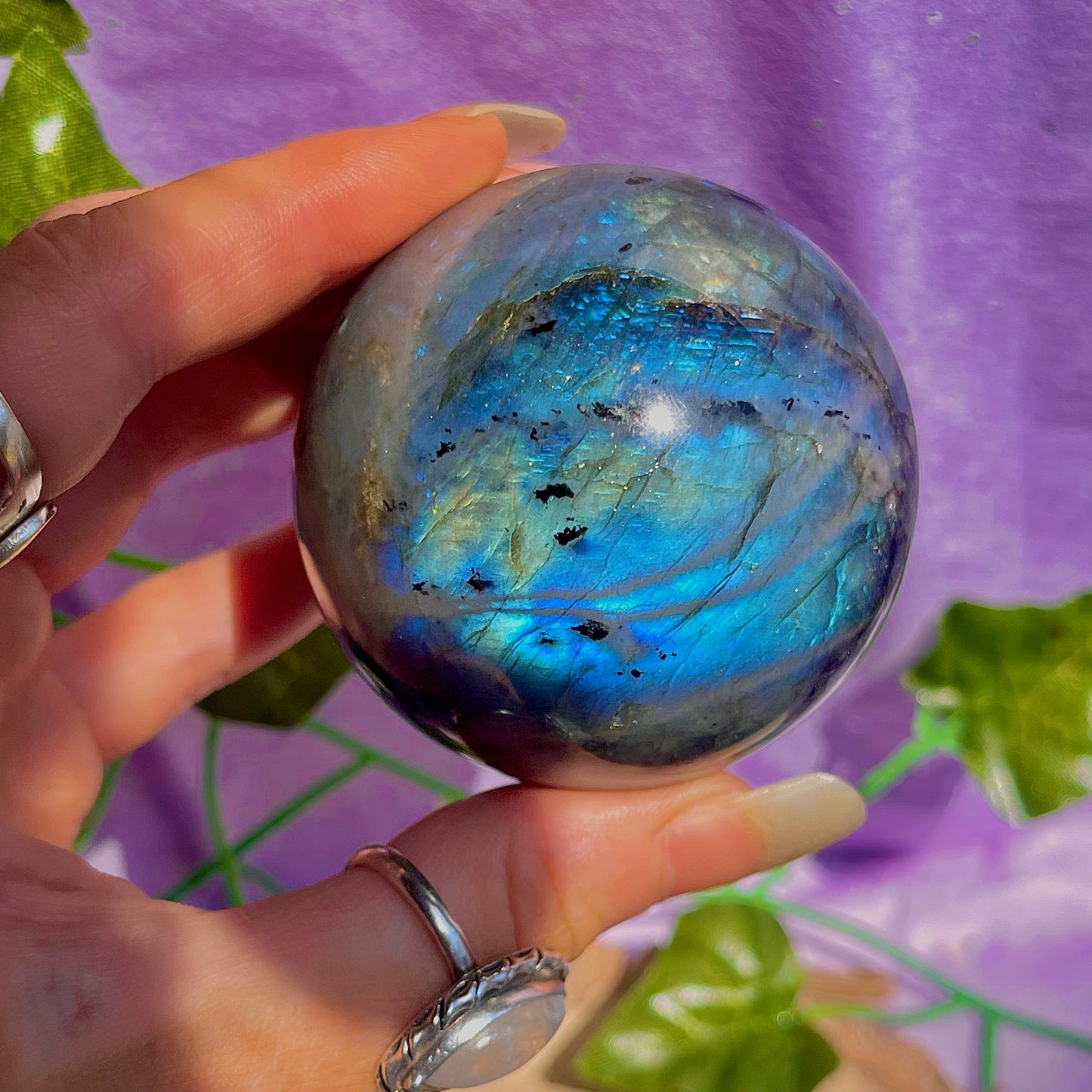 labradorite sphere