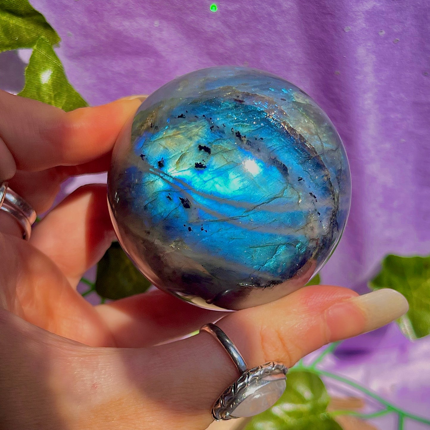 labradorite sphere