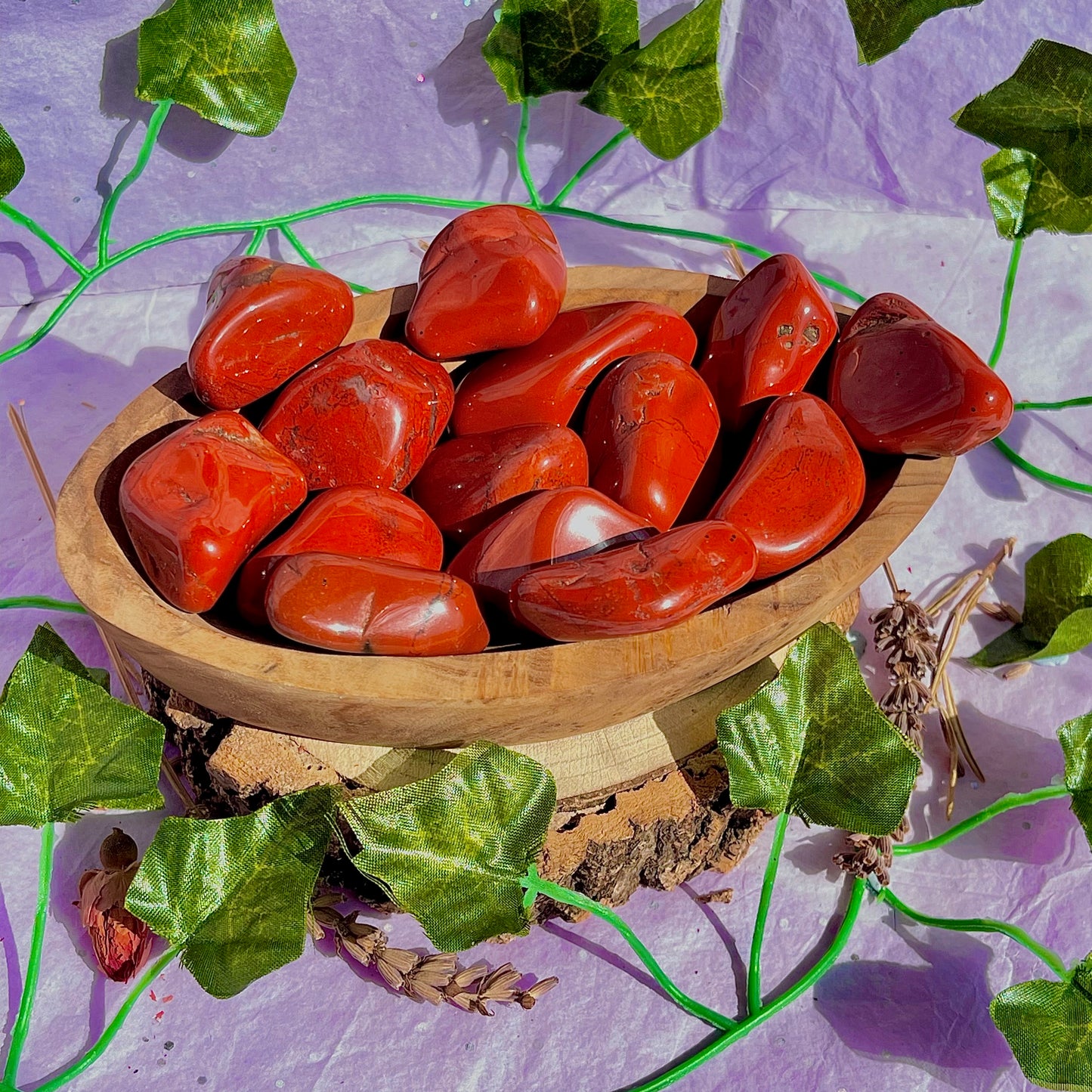 red jasper tumble