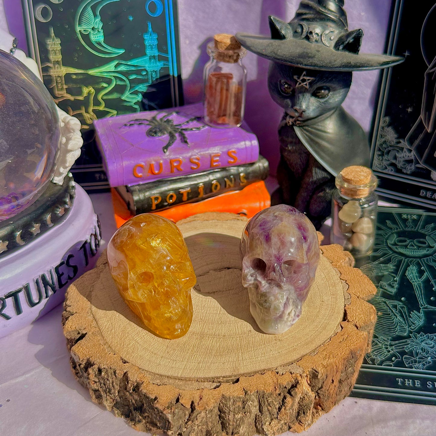 skull carving incense holders ~ choose your own