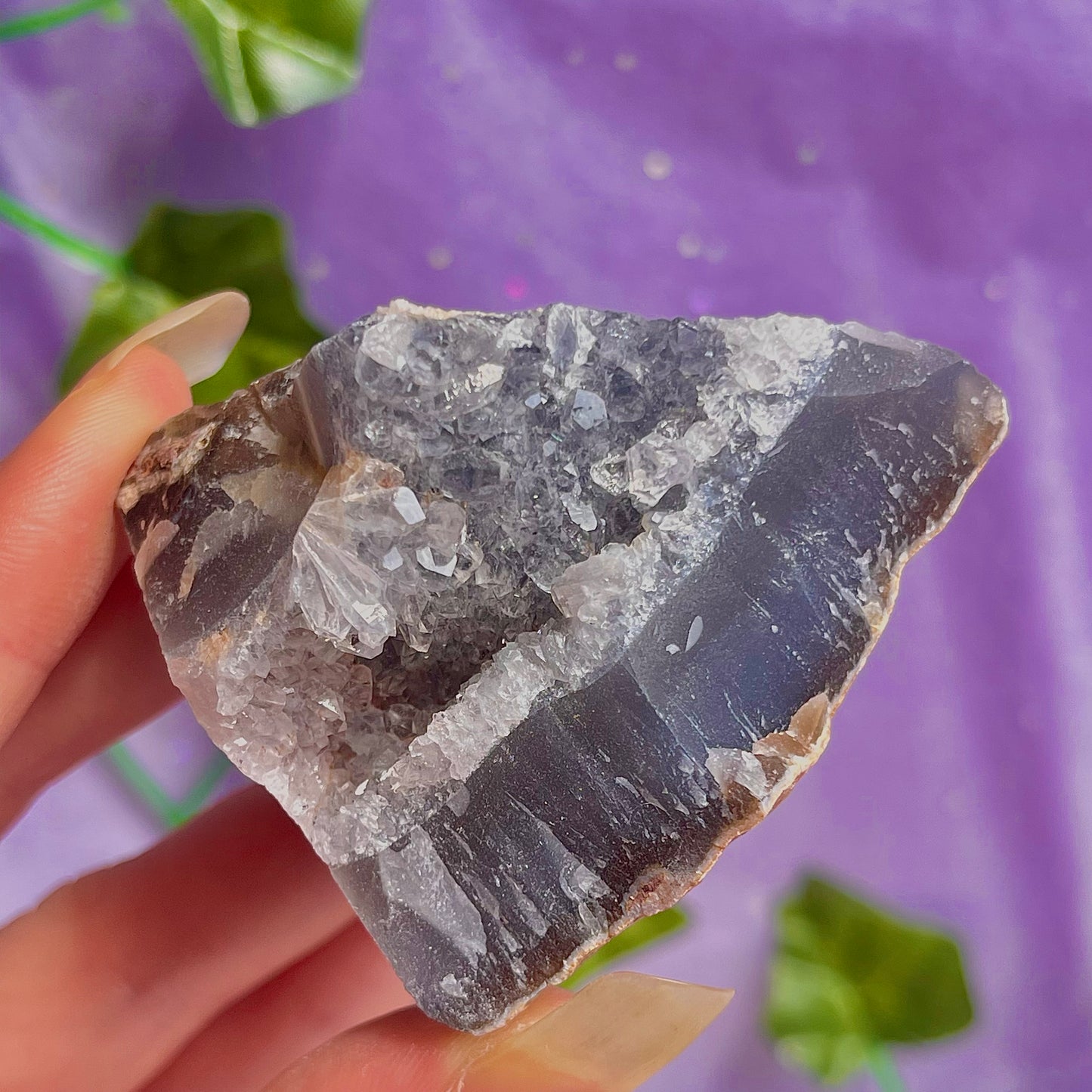 druzy agate geodes B1-5