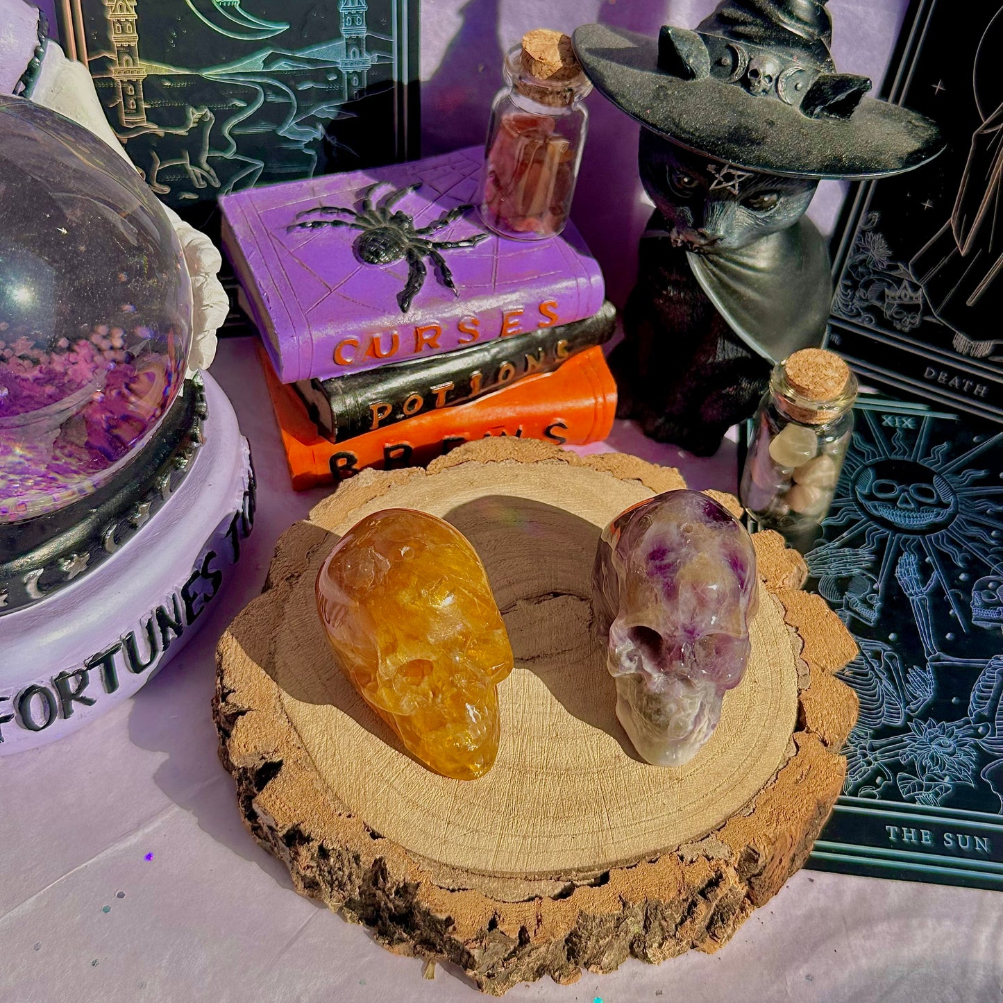 skull carving incense holders ~ choose your own