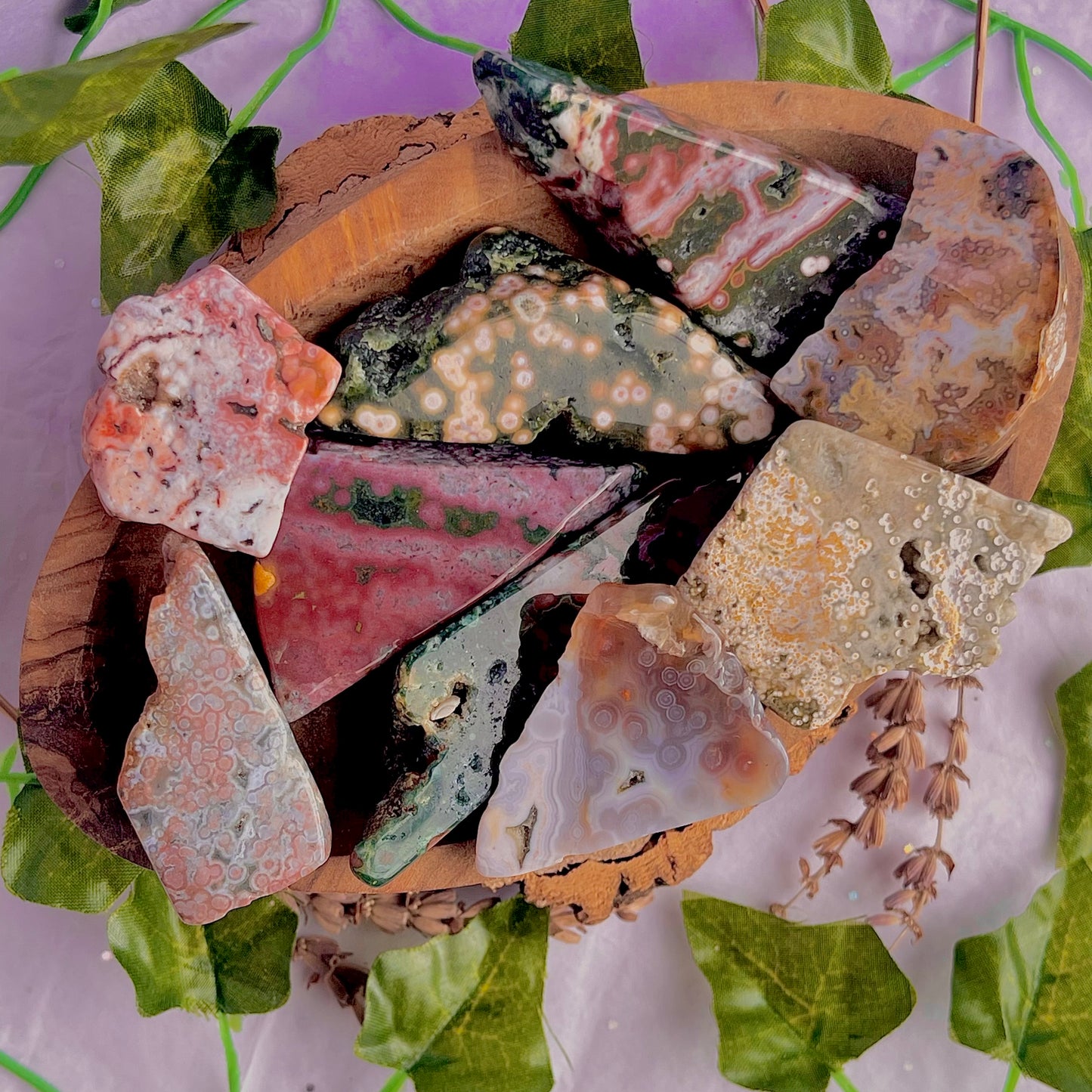 8th vein jasper freeform pieces ~ large