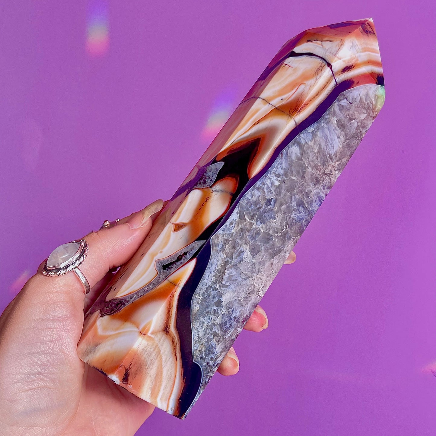 sardonyx agate tower