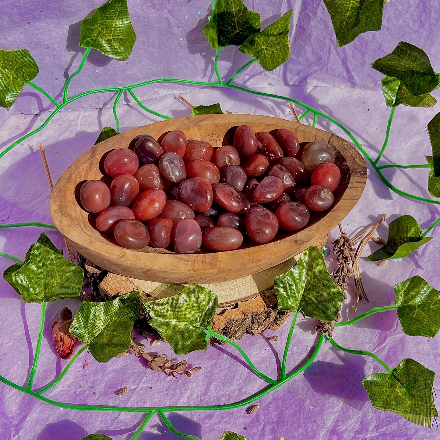 red agate tumble mini