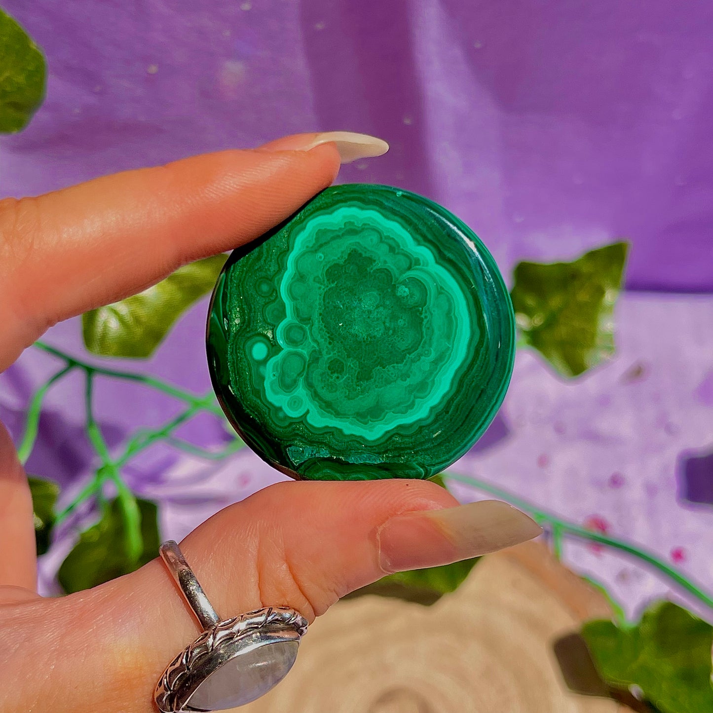 malachite disc B