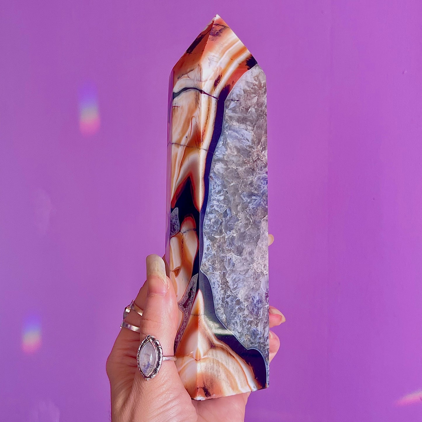 sardonyx agate tower