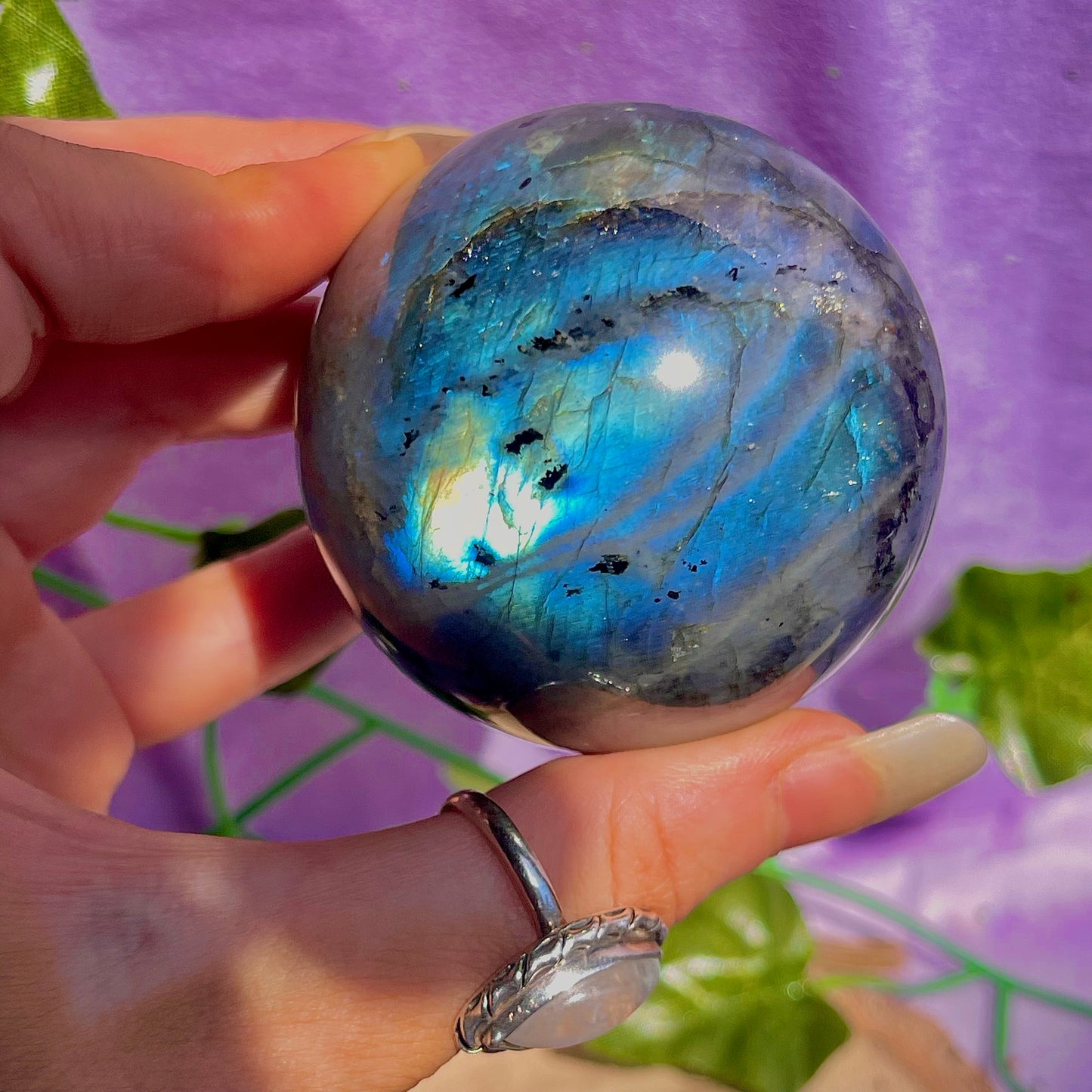 labradorite sphere