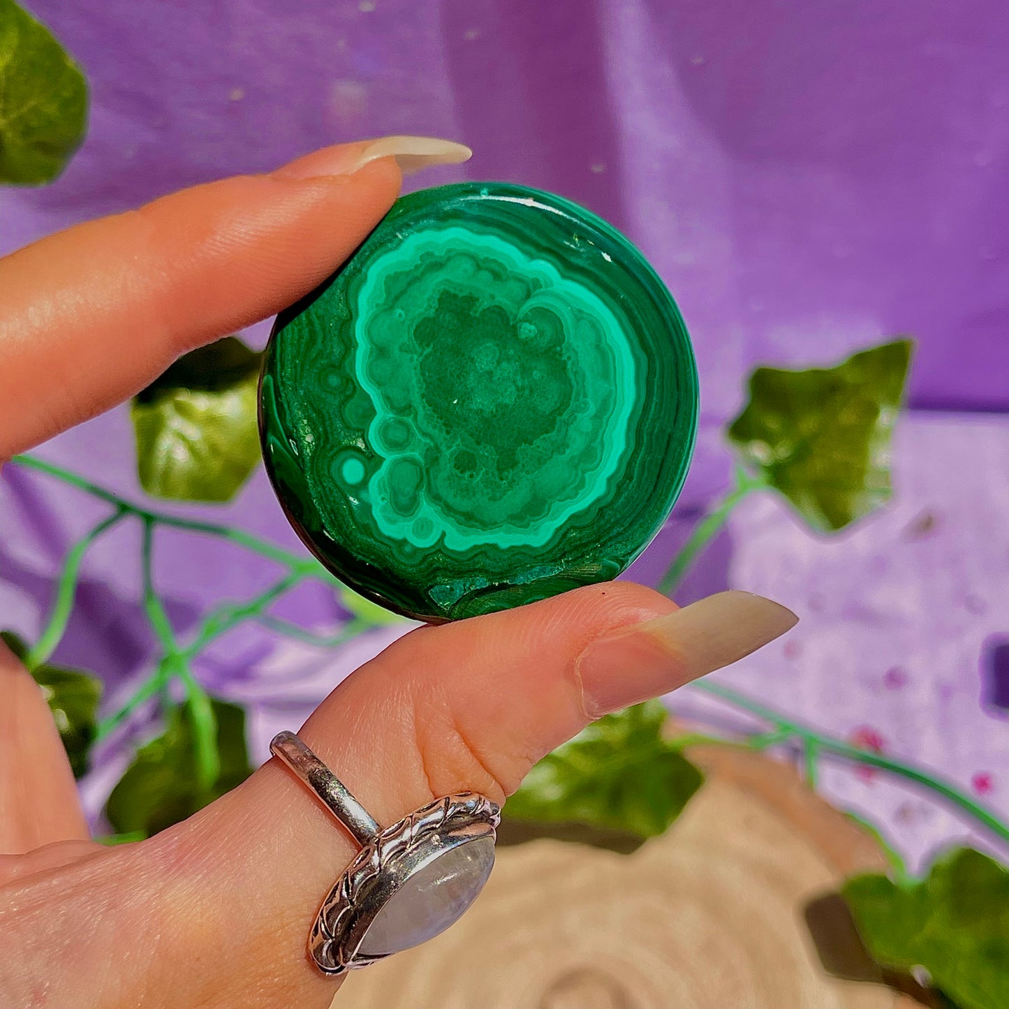malachite disc B