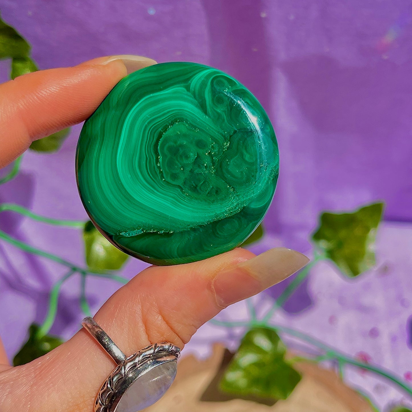 malachite disc A