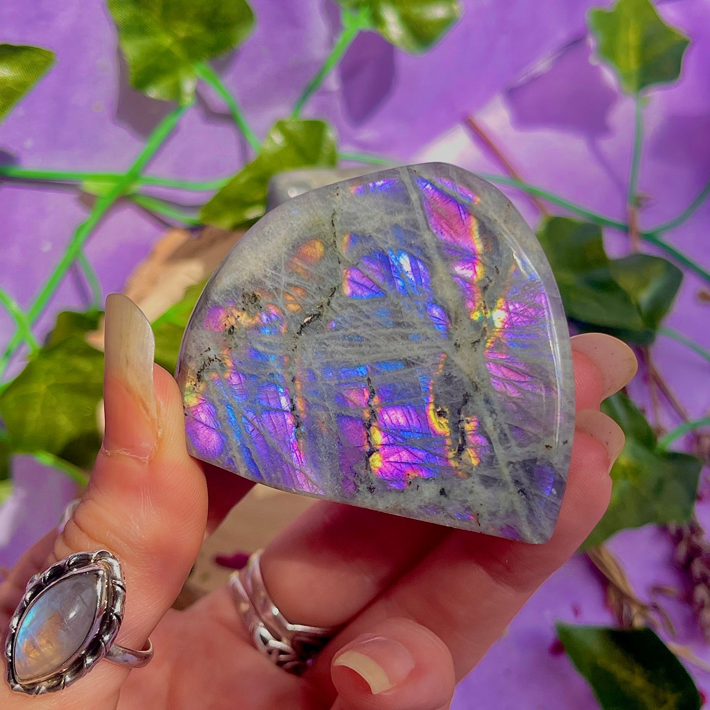 labradorite freeform xs ~ intuitively chosen