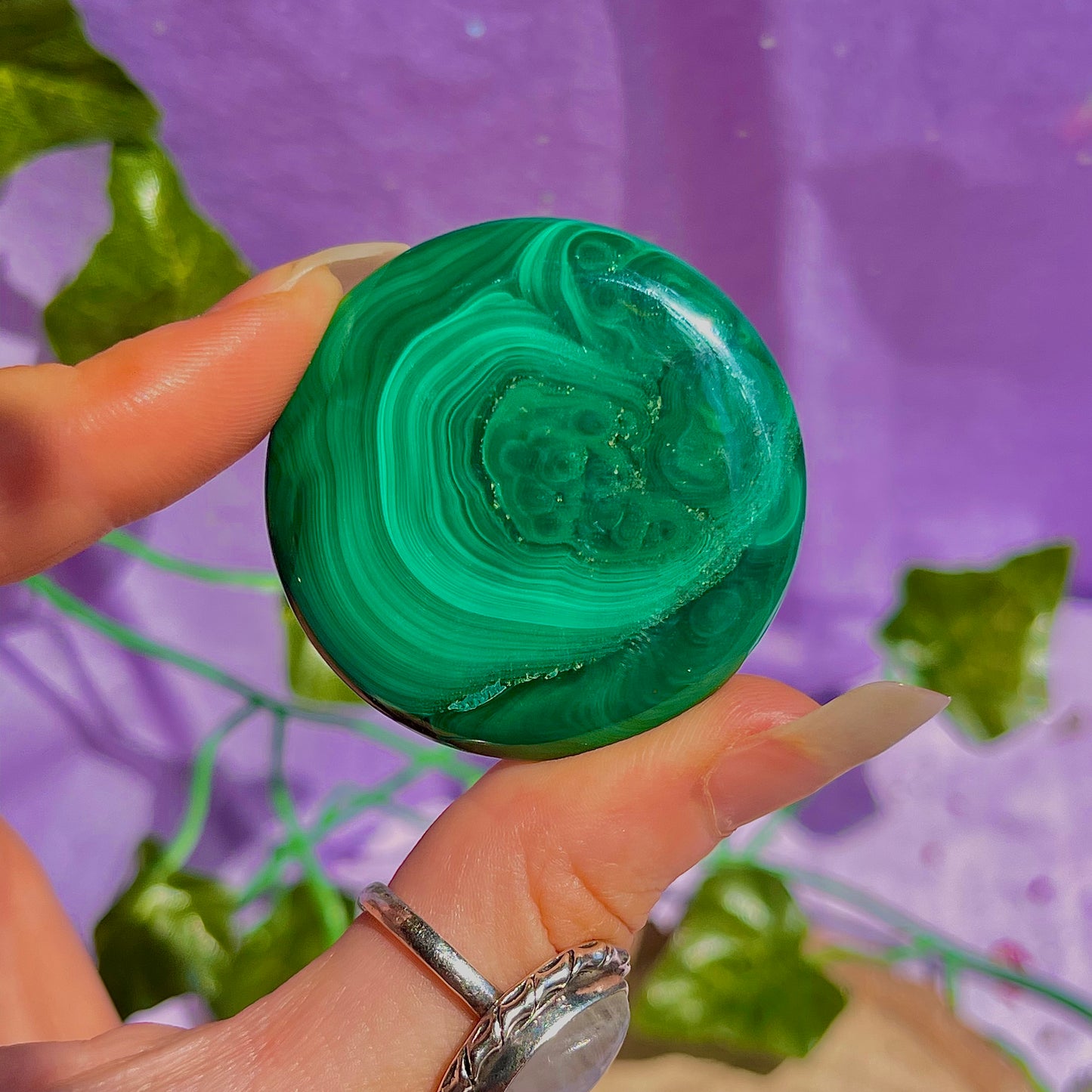 malachite disc A