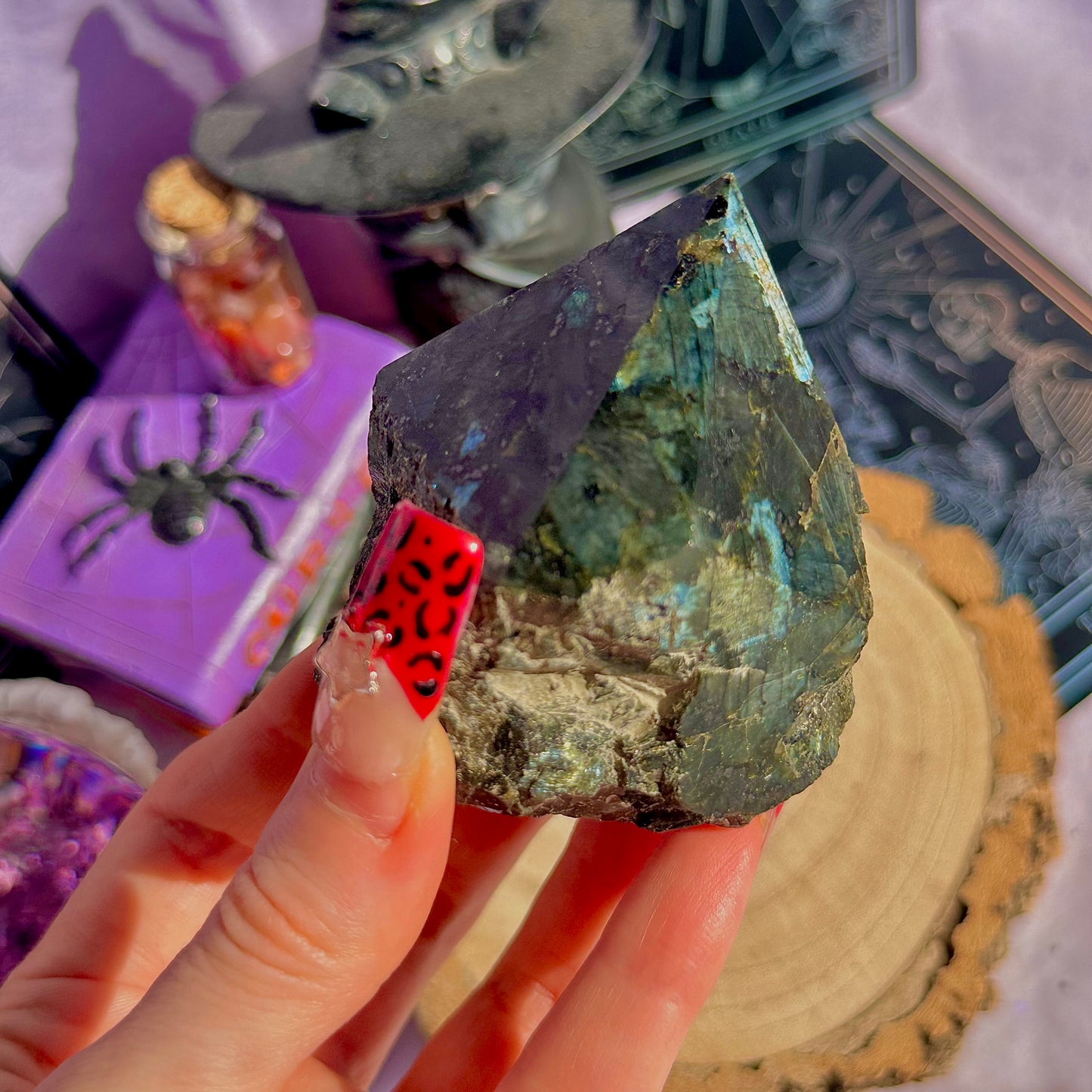 larvikite top polished point