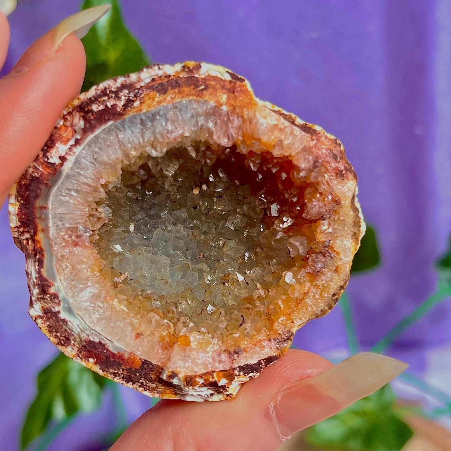 druzy agate geodes A1-5