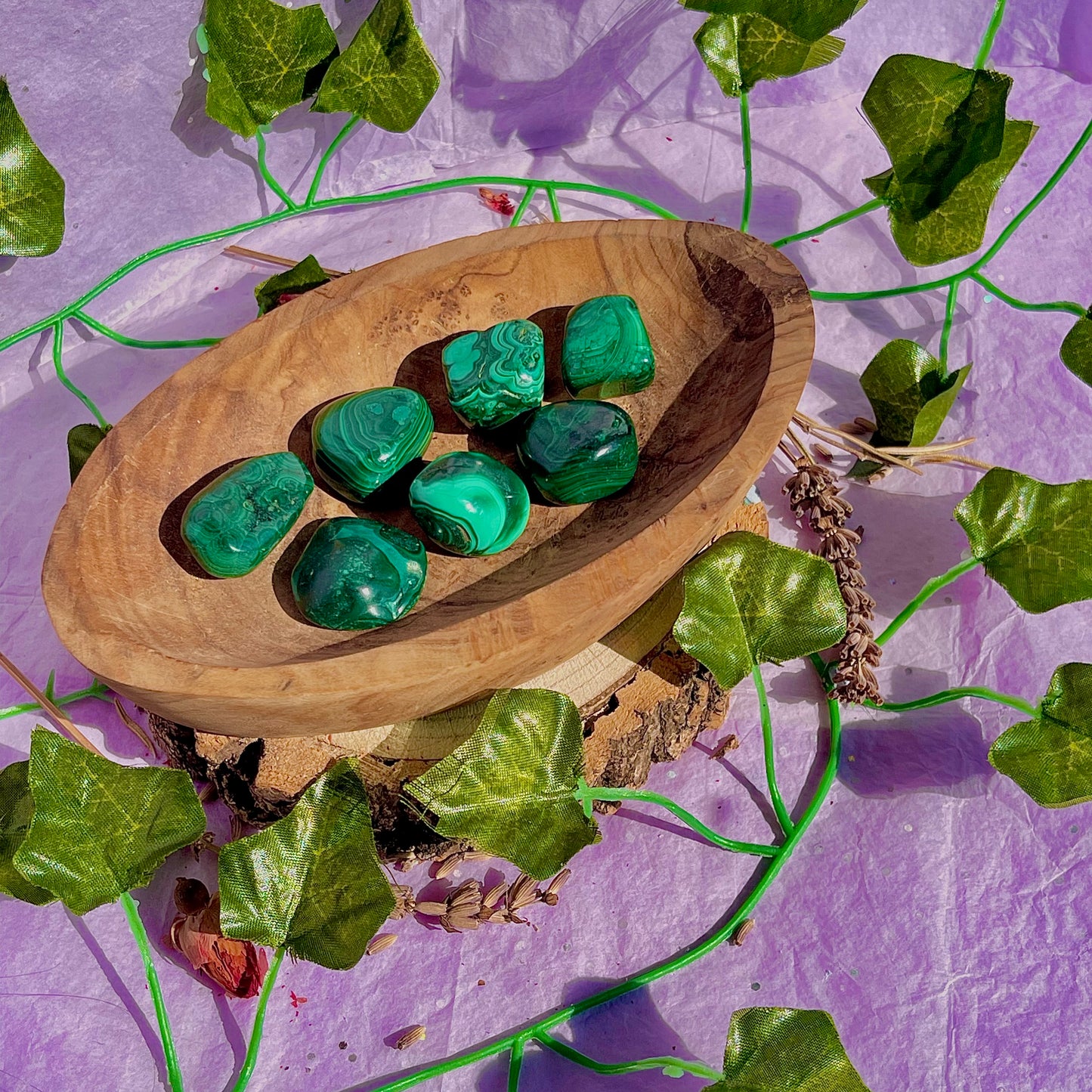 malachite tumbles