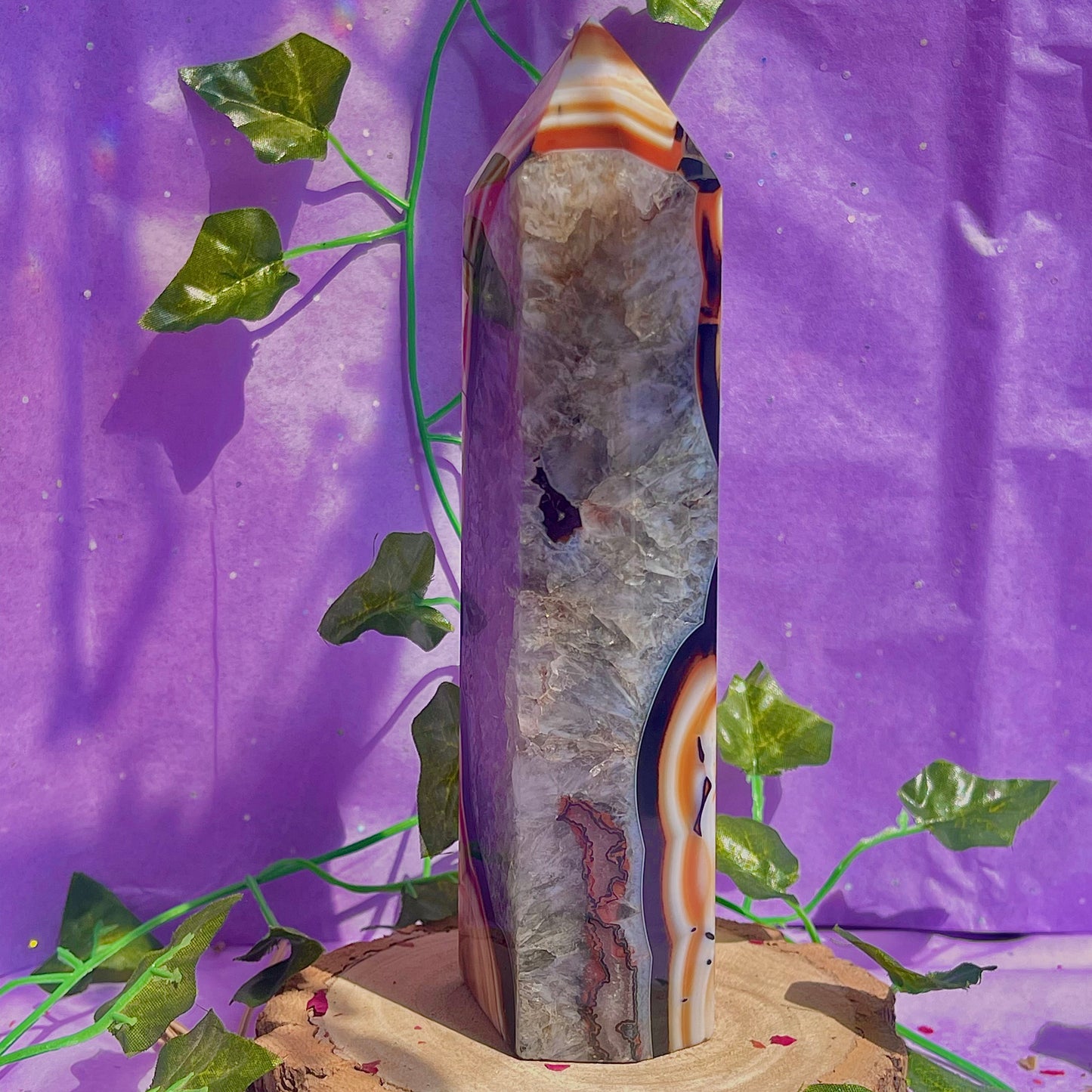 sardonyx agate tower