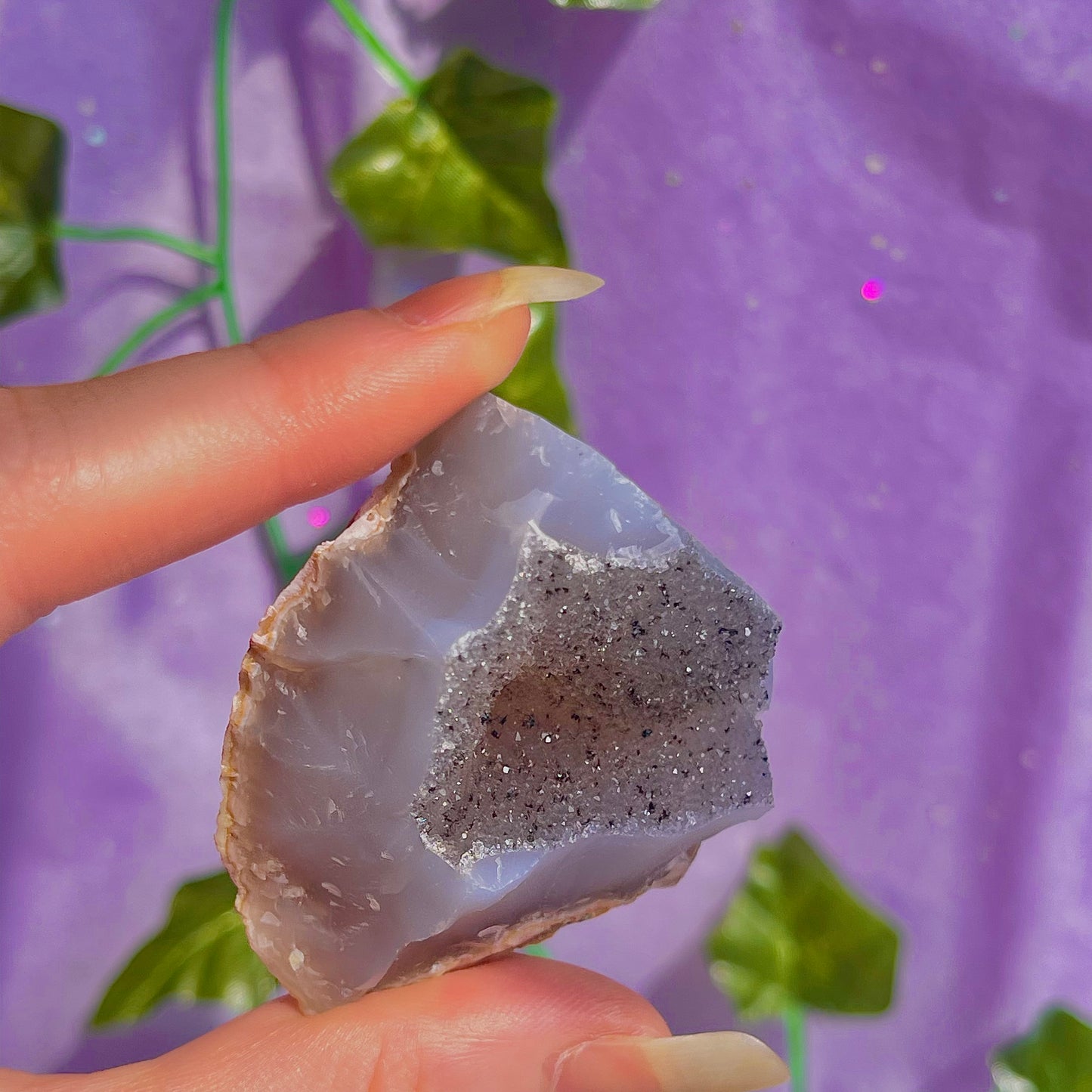 druzy agate geodes D1-5