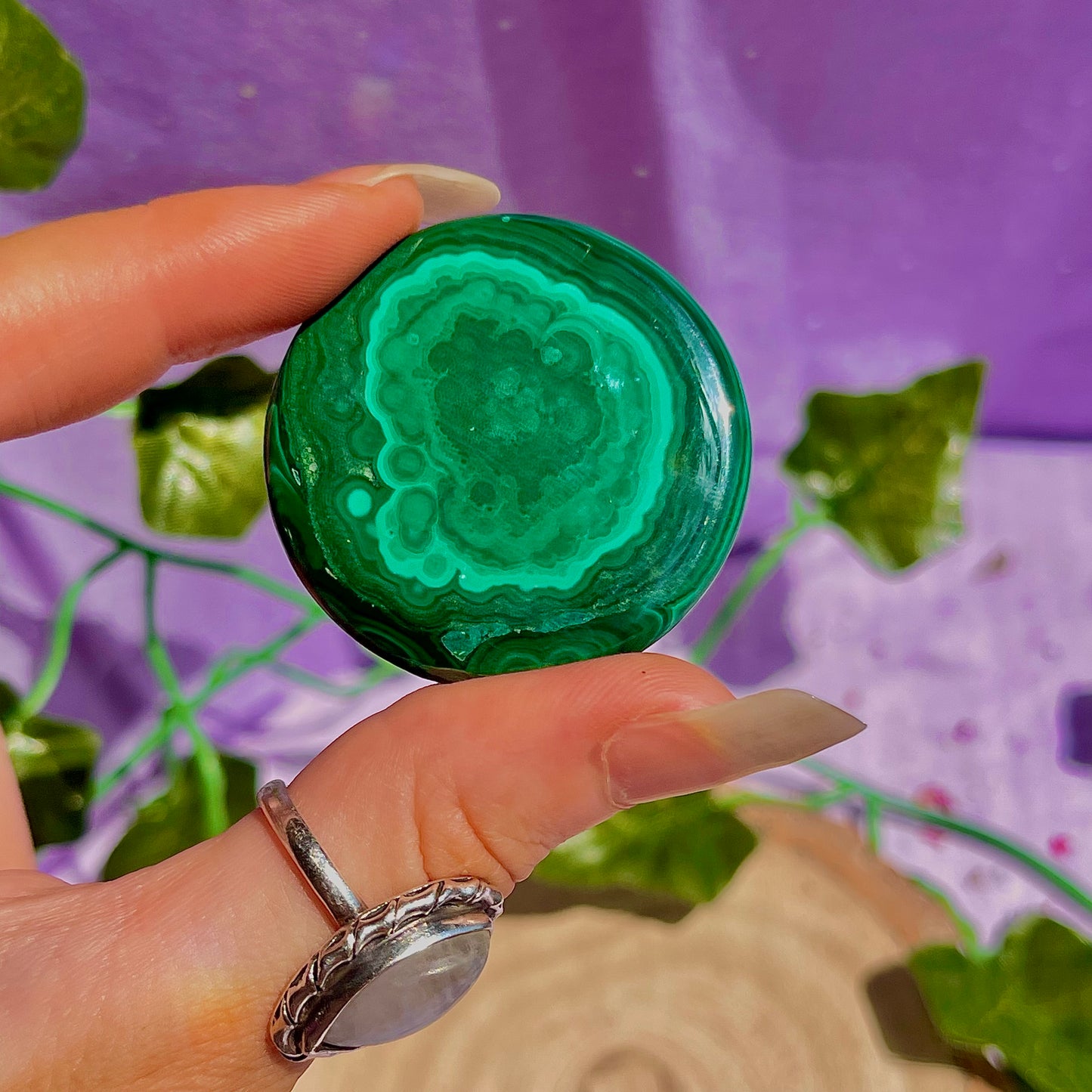 malachite disc B