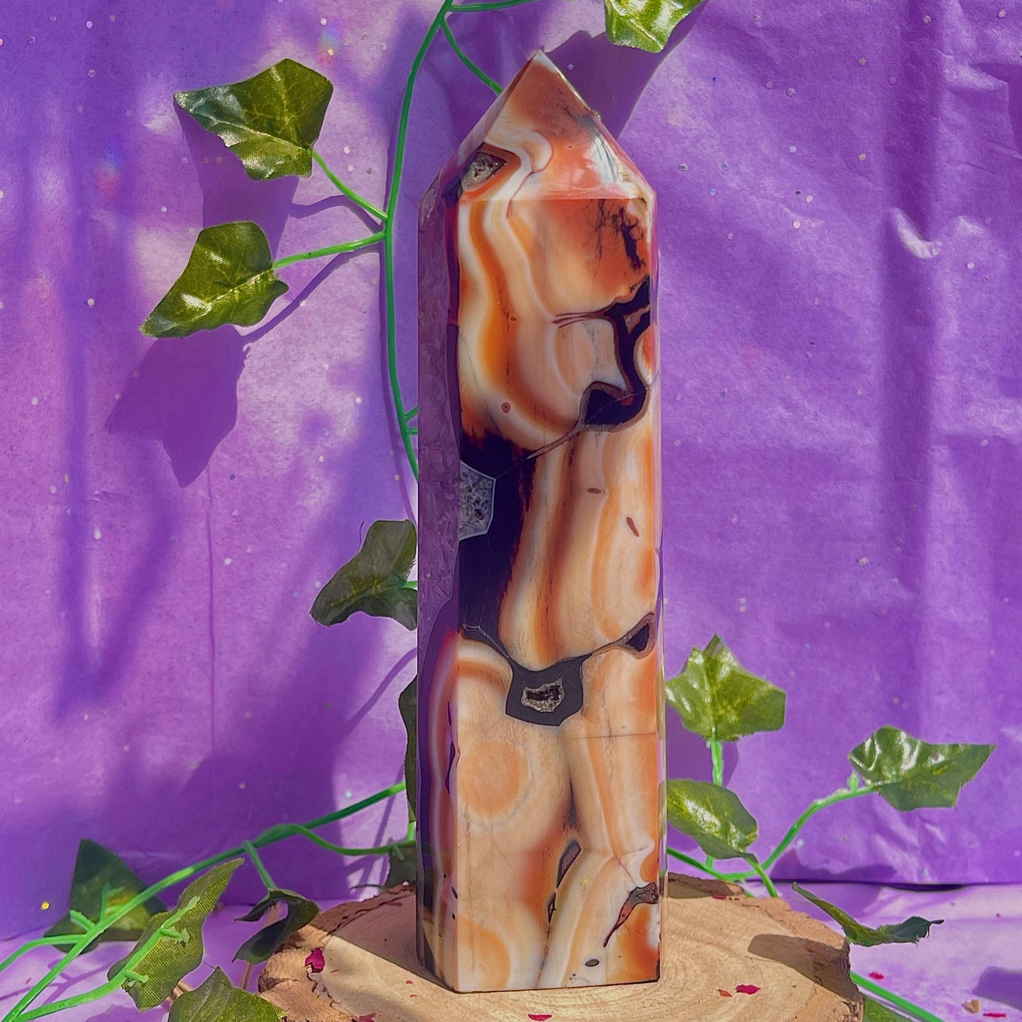 sardonyx agate tower