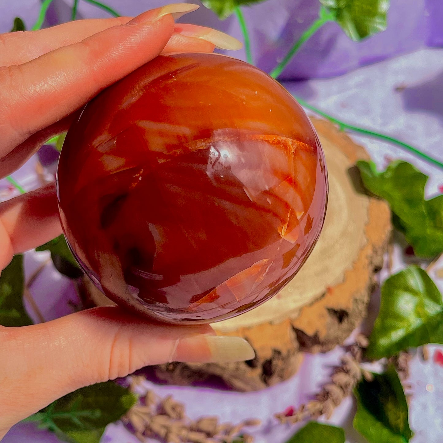 carnelian sphere B