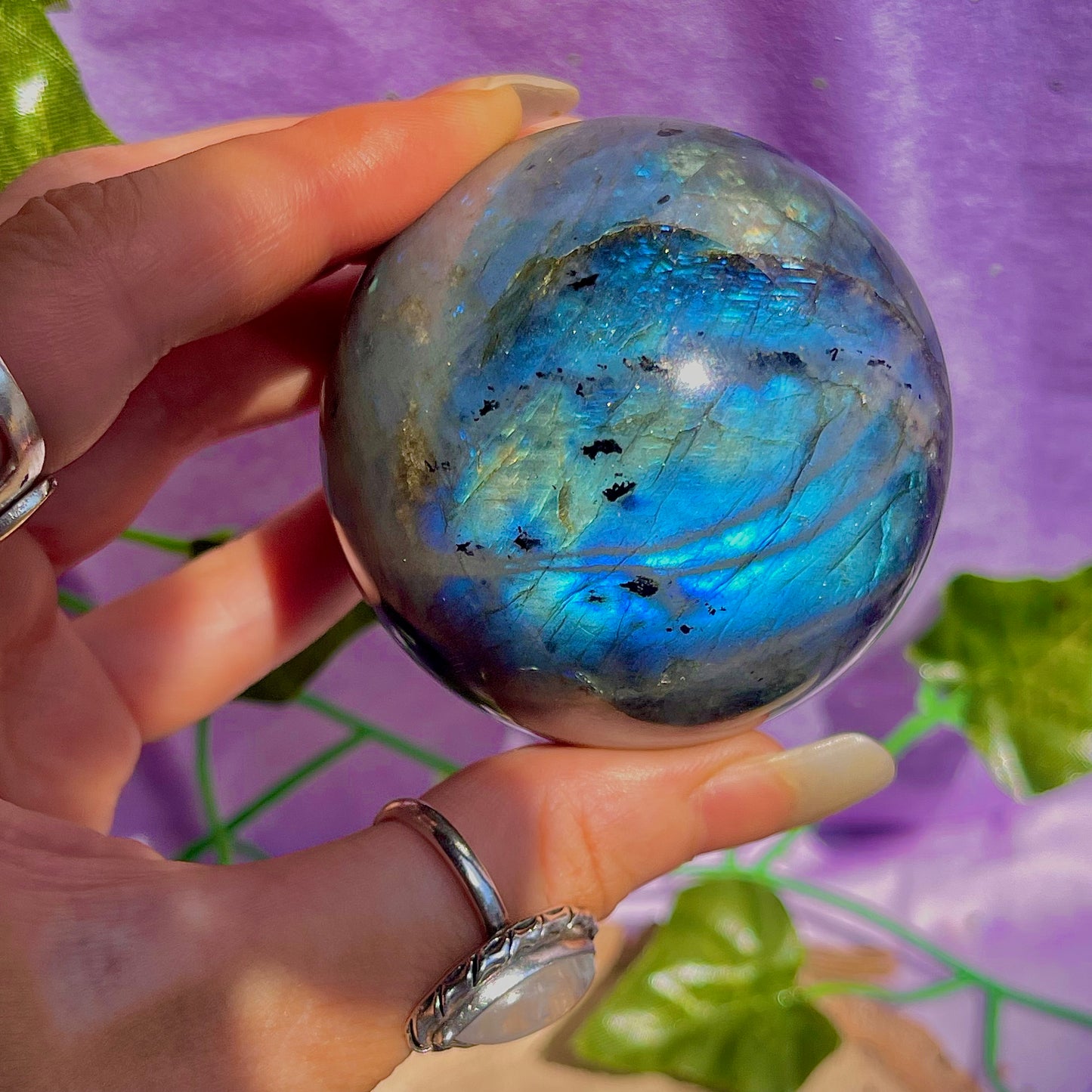 labradorite sphere
