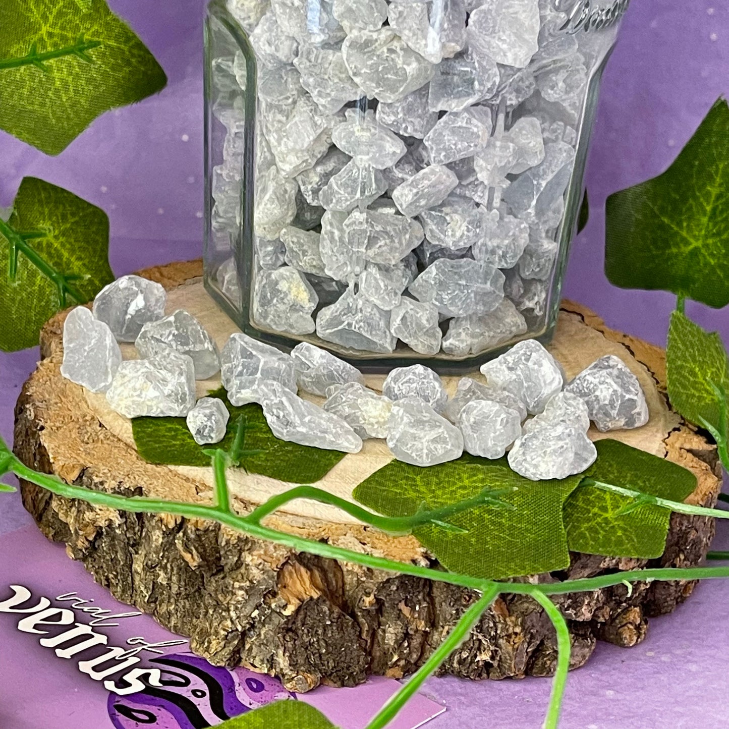 celestite raw mini pieces (XS - 3pcs)