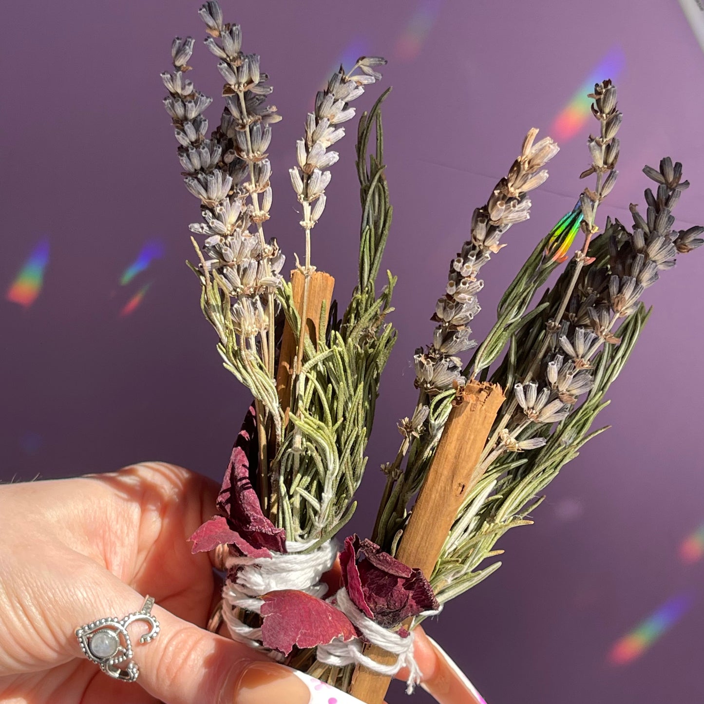 herbal smoke cleansing wands